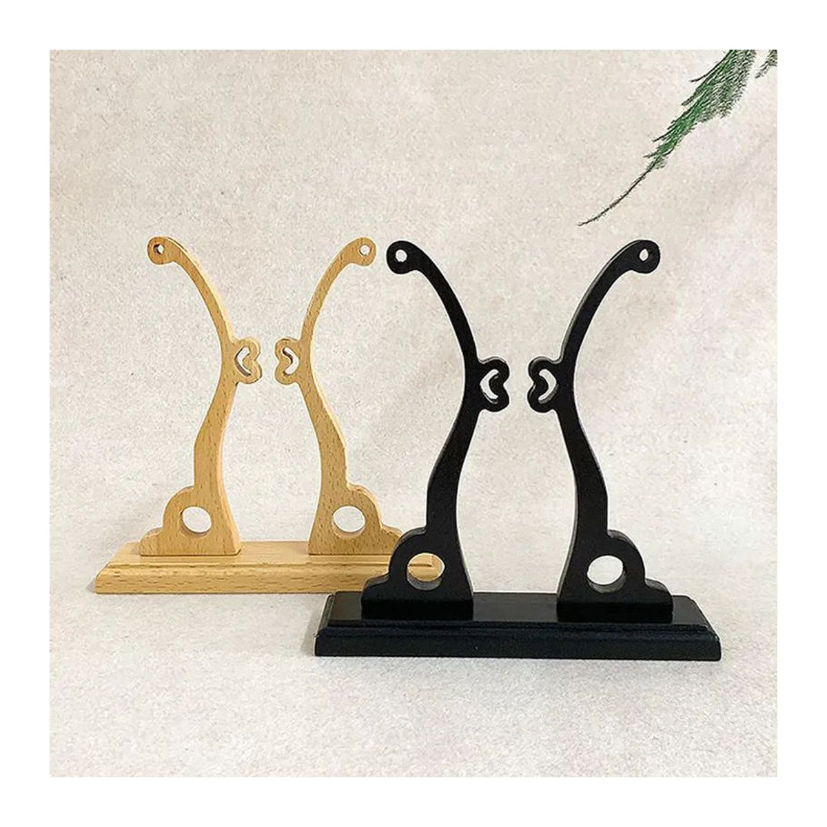 Runder Lüfter-Display-Ständer für Hochzeit und Heimdekoration in Gold von Love Home Garden - Bild 1