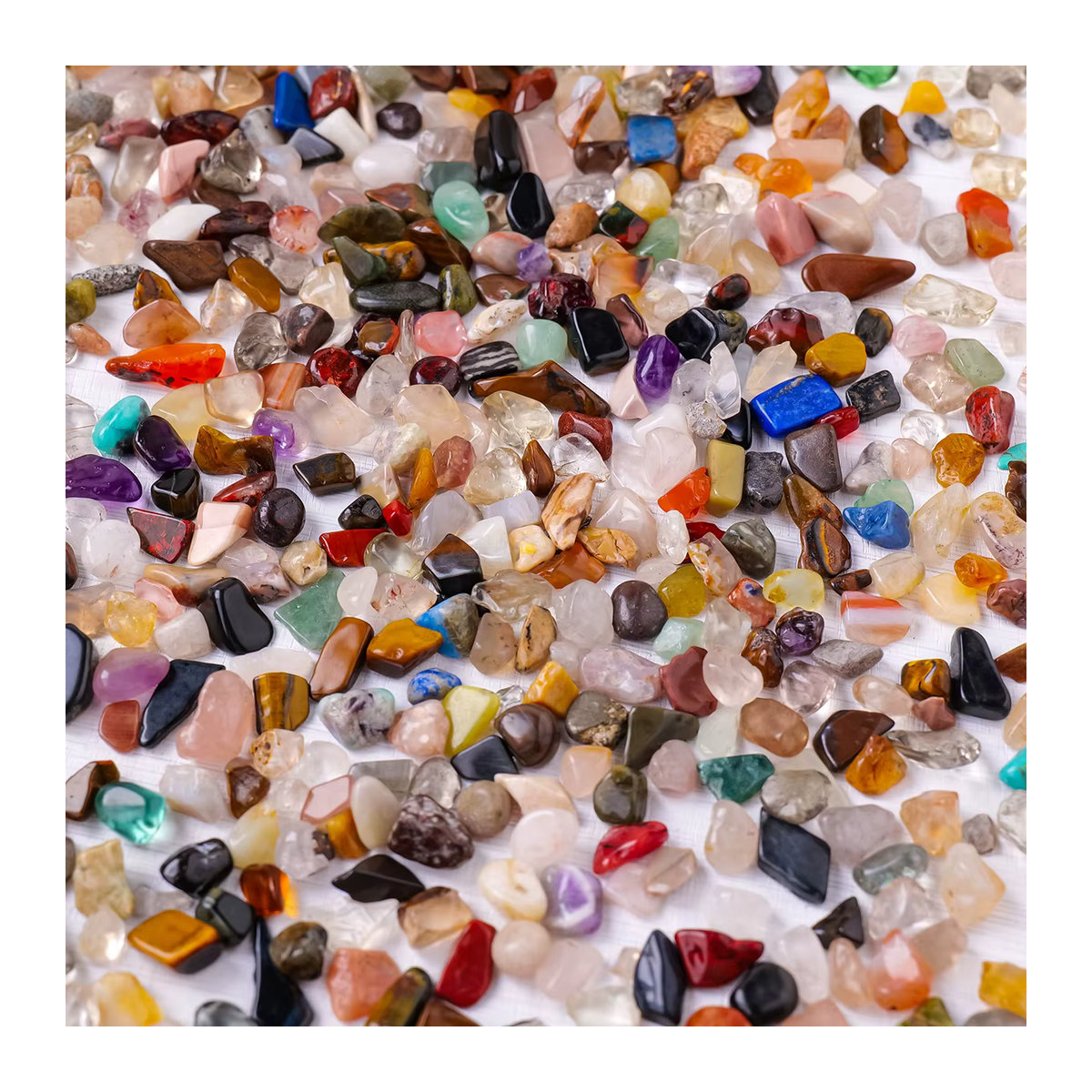 Runyangshi Kristallkies aus gemischten Natursteinen und Mineralien, mehrfarbig, 50 g - Bild 3