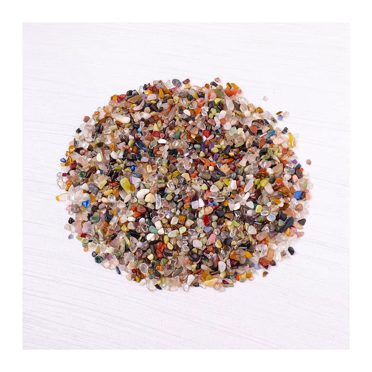 Runyangshi Kristallkies aus gemischten Natursteinen und Mineralien, mehrfarbig, 50 g - Bild 6
