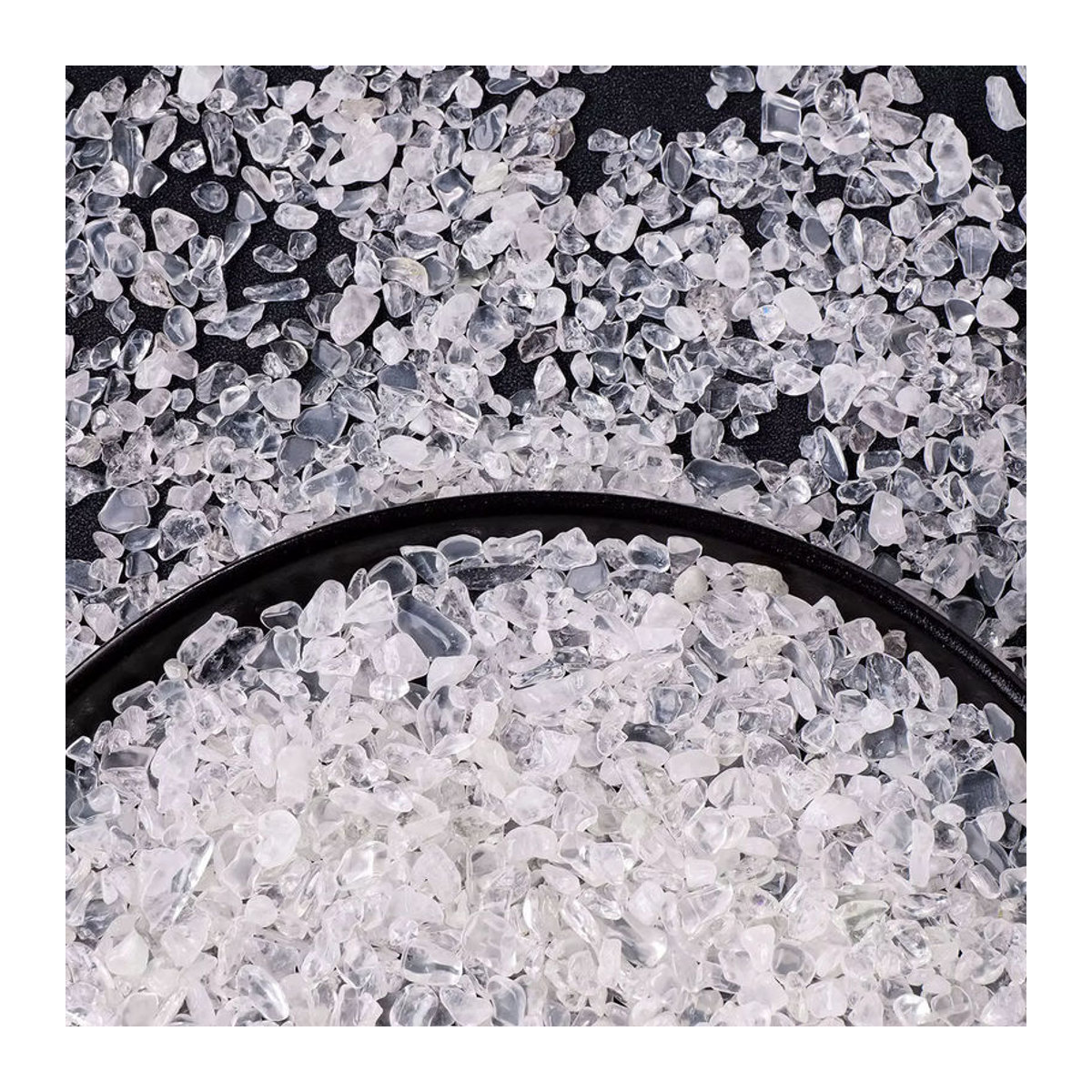 Runyangshi Natürliche Quarz Kristalle in klarer und transparenter Optik, gebrochene Steine für Schmuckherstellung und Aquarium Dekoration, 50 g pro Beutel - Bild 4