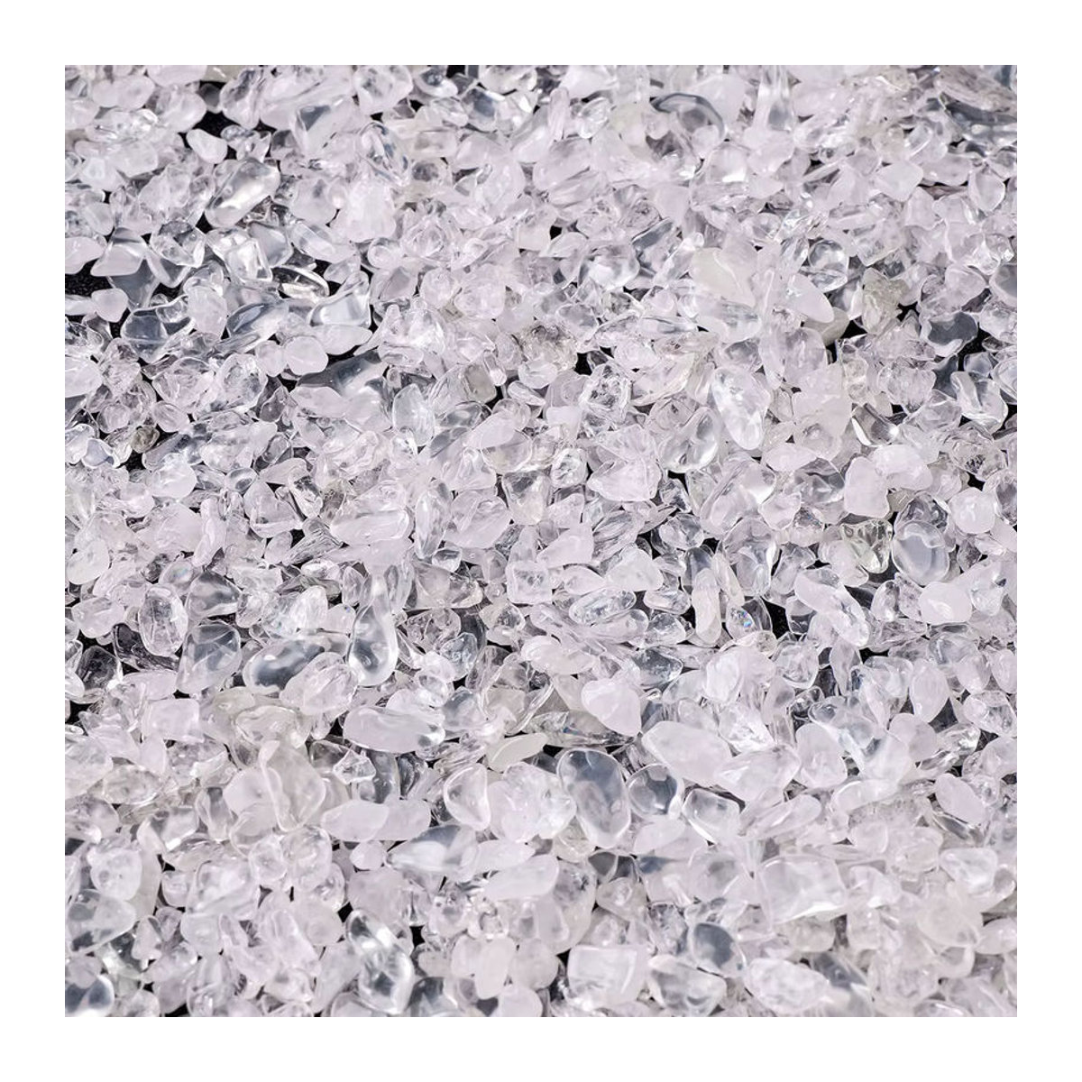 Runyangshi Natürliche Quarz Kristalle in klarer und transparenter Optik, gebrochene Steine für Schmuckherstellung und Aquarium Dekoration, 50 g pro Beutel - Bild 6