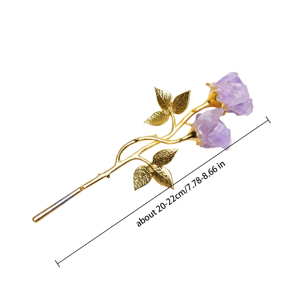Runyangshi Natürlicher Kristall als Dekoration aus Rosenquarz und Amethyst in Rosa und Lila, Unregelmäßige Rohsteine für dein Wohnzimmer - Bild 2