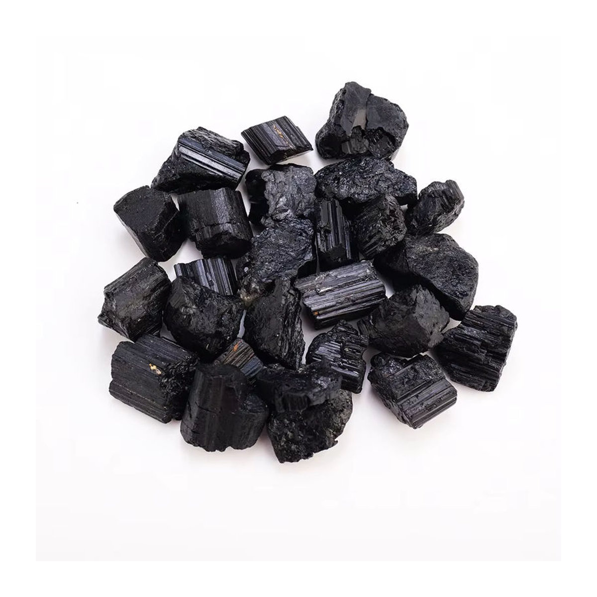Runyangshi Schwarzer Turmalin Natürliche Rohsteine für Reiki und Dekoration 50 g - Bild 7