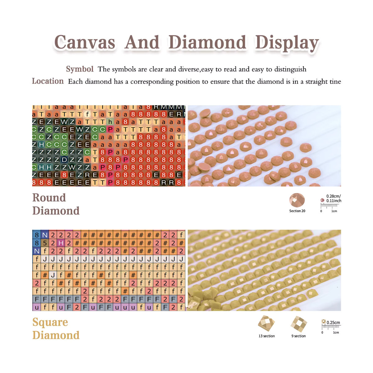 RUOPOTY Diamond Painting Kit Piano Pattern 5D DIY Diamond Embroidery Wandbild Mehrfarbig - Bild 4