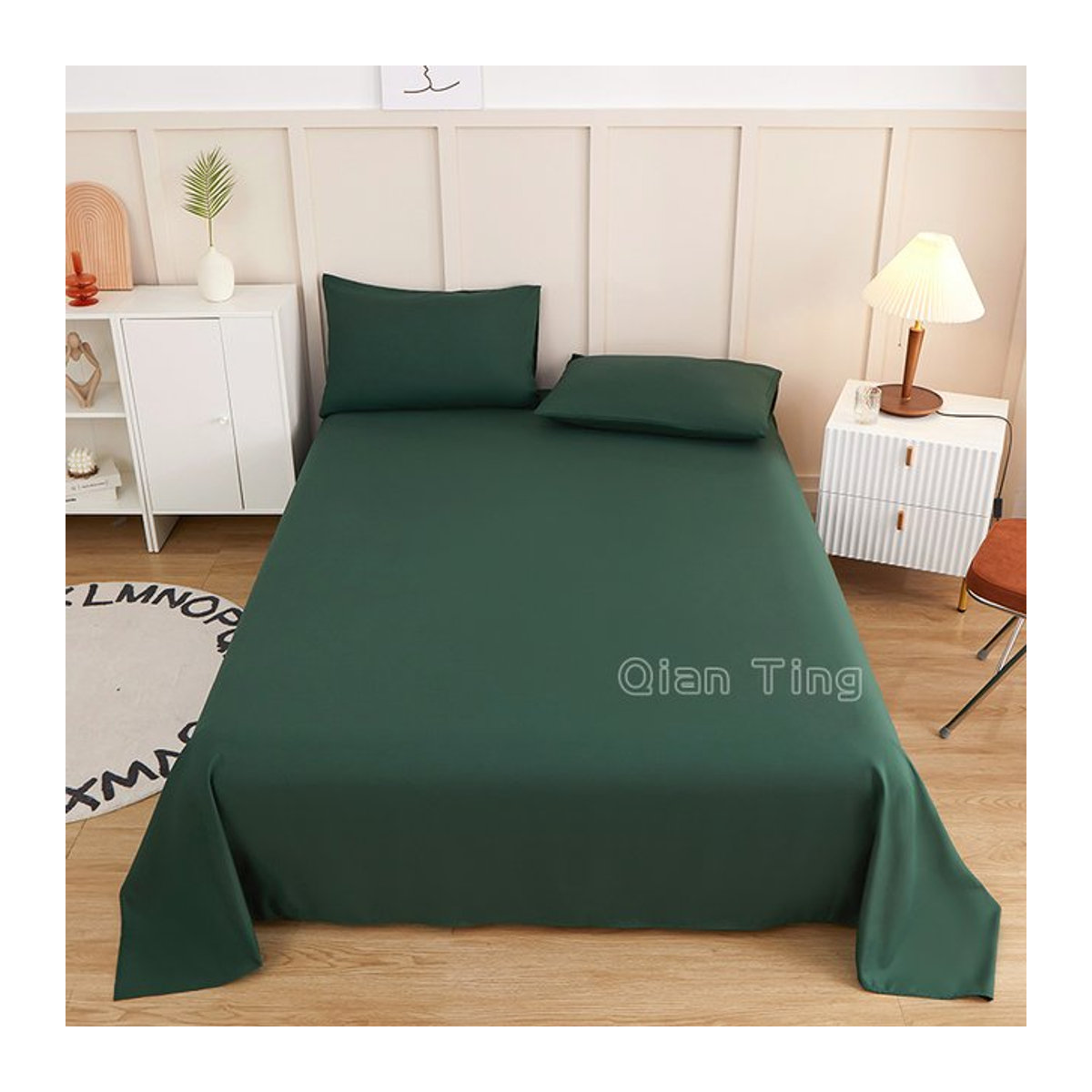 rushrushlulu Matratzenauflage aus 100 % Polyester in Rot oder Grün - Bild 1