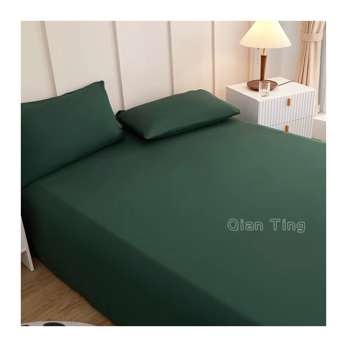 rushrushlulu Matratzenauflage aus 100 % Polyester in Rot oder Grün - Bild 3