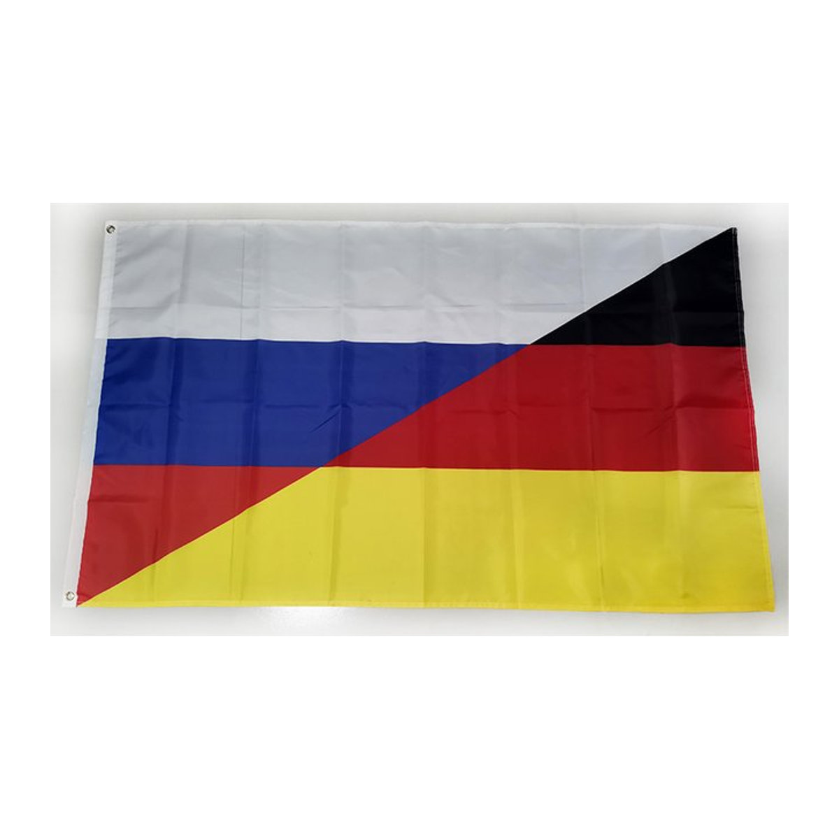 Russland Deutschland Freundschaftsflagge Banner zur Weihnachtsdekoration B: 90 cm, H: 60 cm - Bild 1