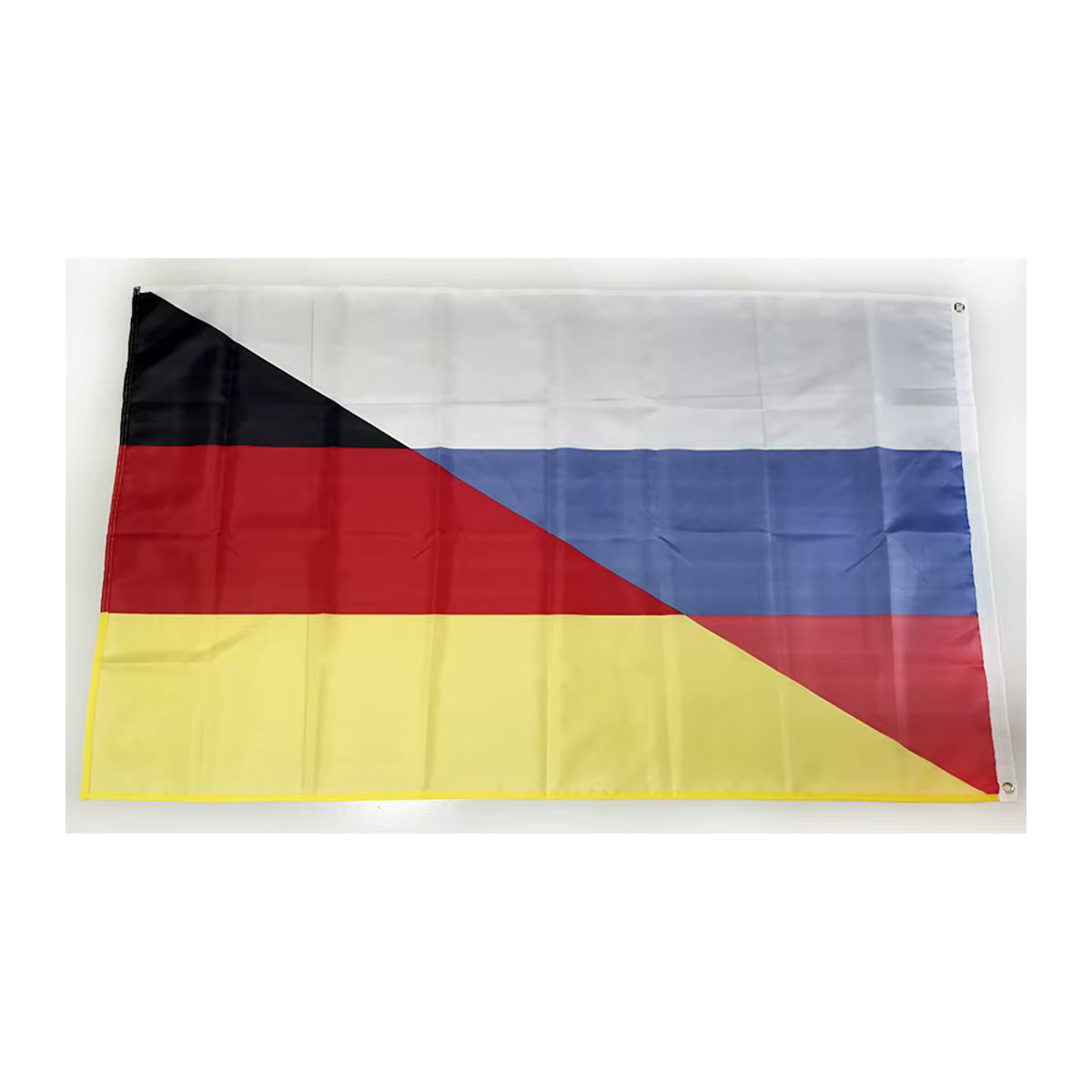Russland Deutschland Freundschaftsflagge Banner zur Weihnachtsdekoration B: 90 cm, H: 60 cm - Bild 2