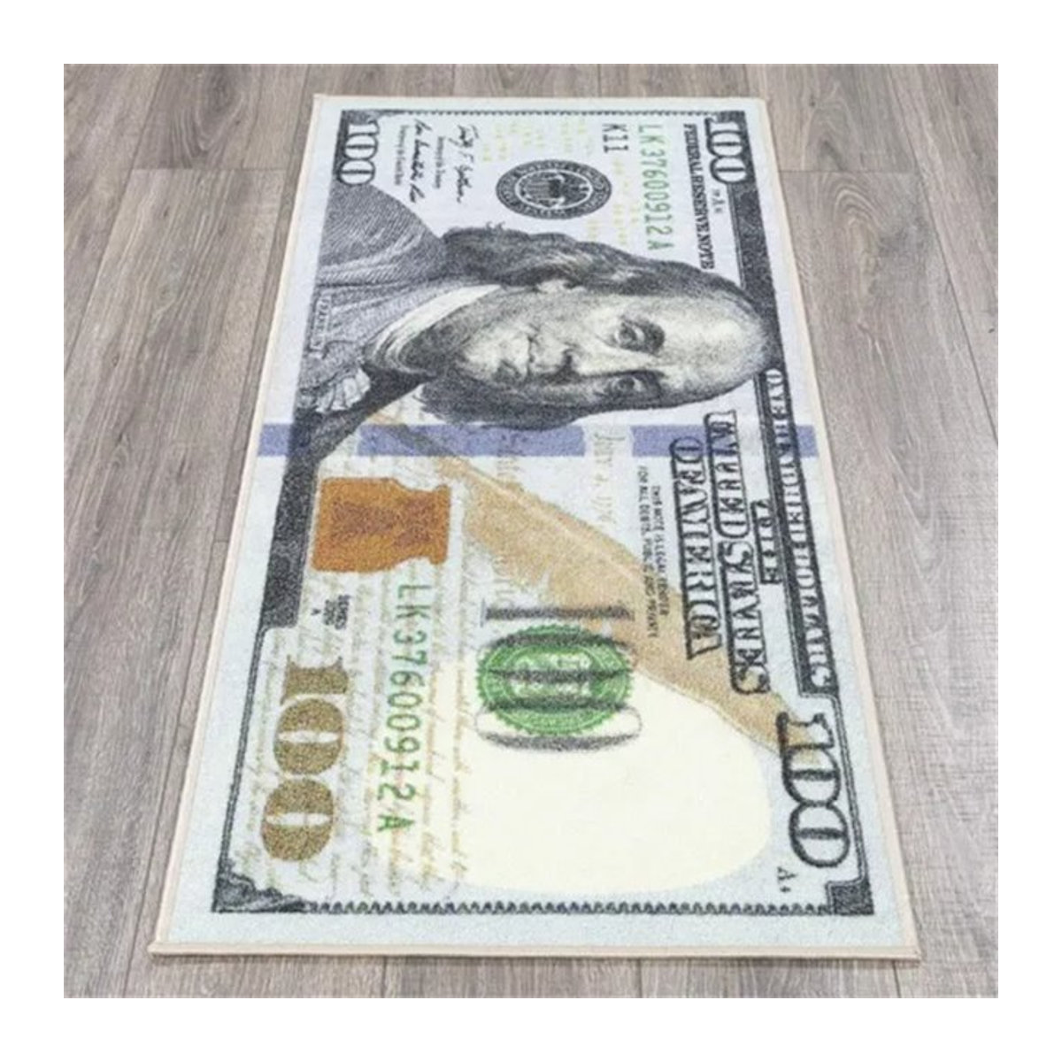 Rutschfeste Bodenmatte mit 100-Dollar-Rechnung Design für Küche, Flur und Badezimmer - Bild 1