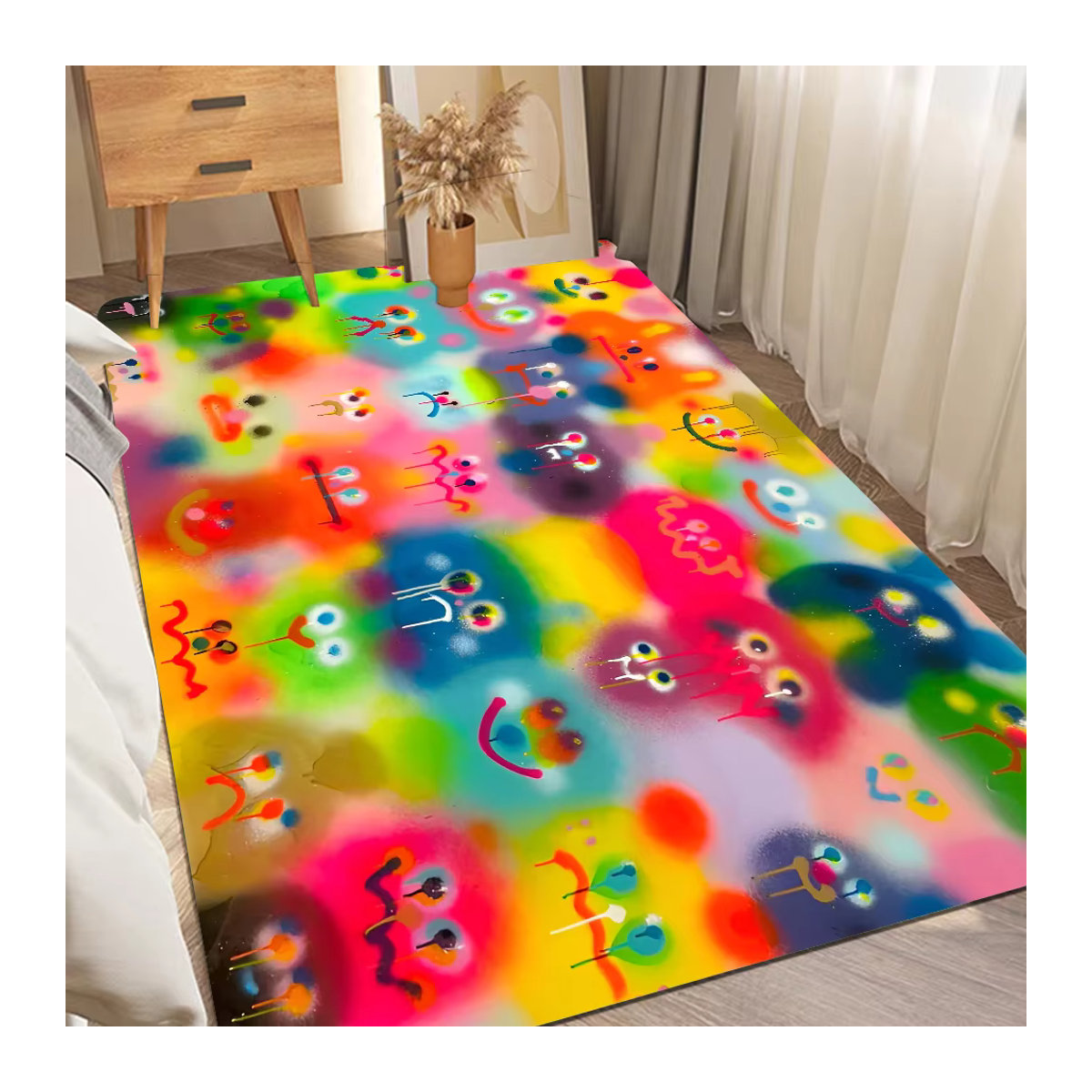 Rutschfeste moderne Küchenmatte mit Jon Burgesque Kunstprint, mehrfarbig - Bild 5