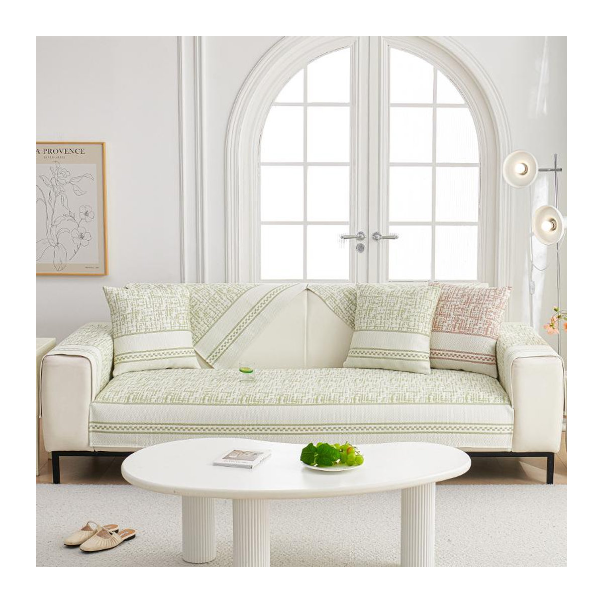 Rutschfester Sofabezug als Couch-Schonbezug für Wohnzimmer, ideal als Schutzmatte für Haustiere und Kinder, 70 x 70 cm - Bild 1