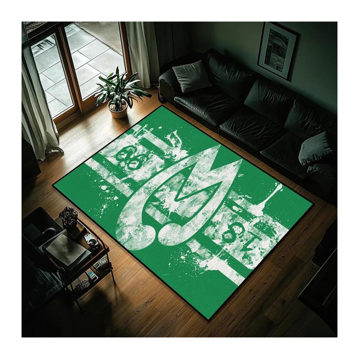 Rutschfester und waschbarer Teppich von Karpetti für Eingang, Küche, Wohnzimmer oder Flur, B/T: 90 x 60 cm - Bild 2