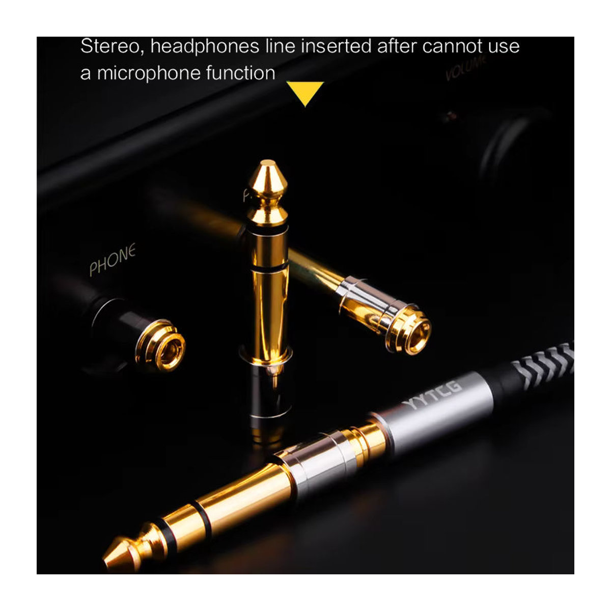 RUZUO Audio Adapter 3,5 mm auf 6,35 mm Jack Konverter Männlich zu Weiblich in Alufarben - Bild 2