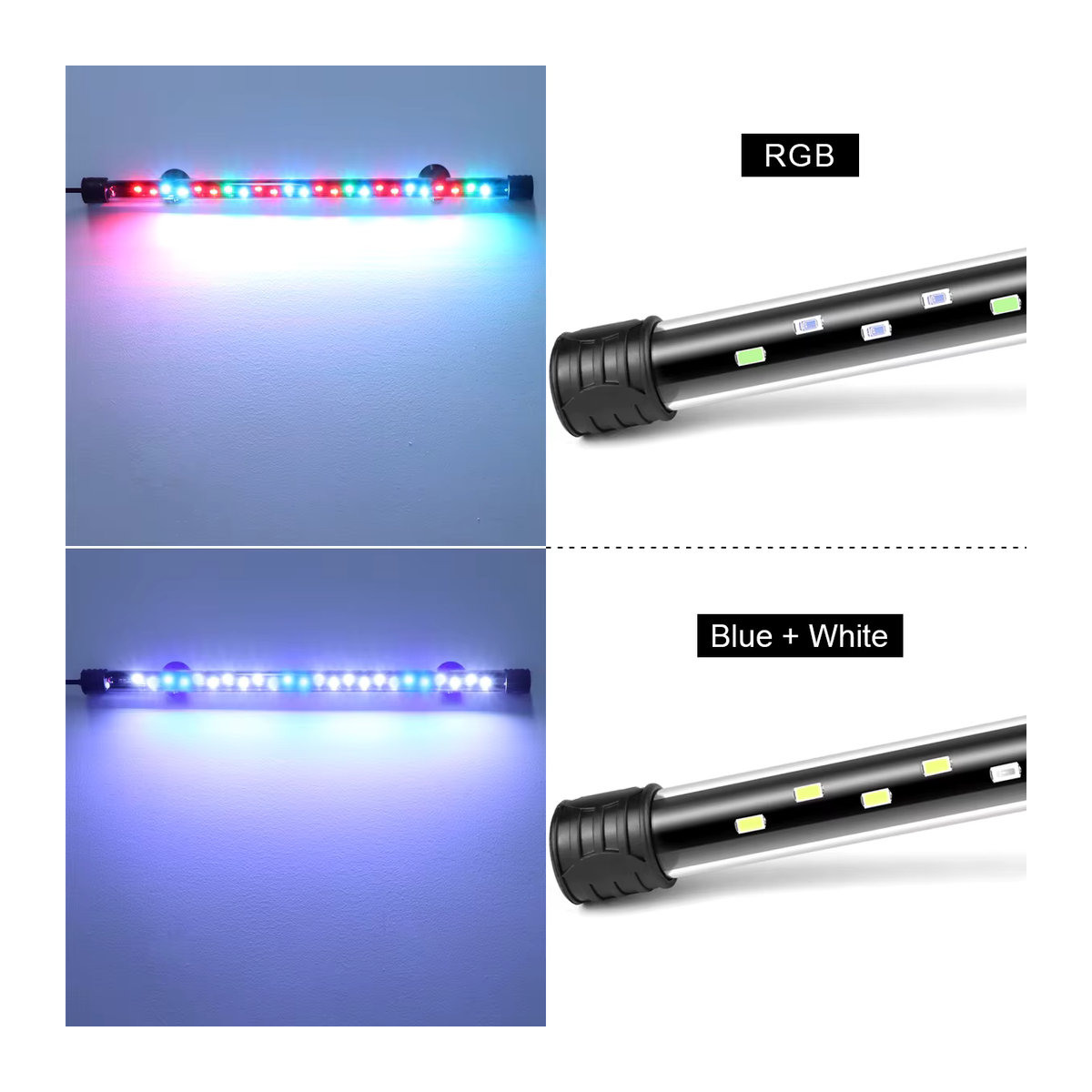 Rybakov Wasserdichte LED Unterwasser Lampe für Aquarium und Wasserpflanzen mit EU-Stecker - Bild 3