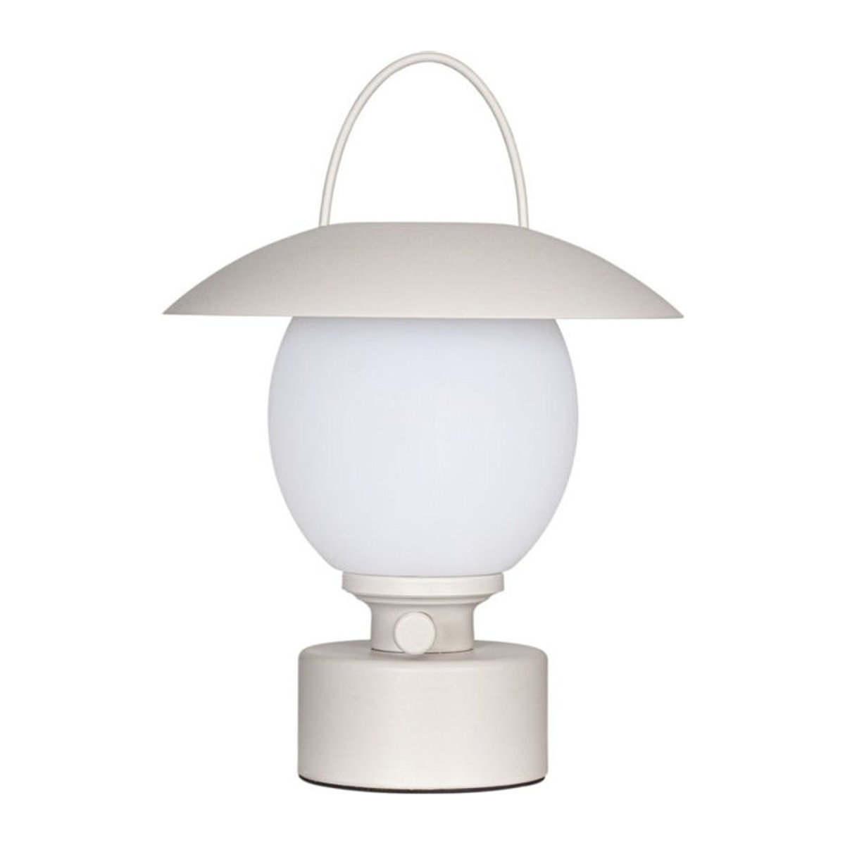 Rydens Castro Tischleuchte LED in Beige mit Retro- und minimalistischem Design, IP44, B: 25,5 cm, H: 34,5 cm - Bild 1