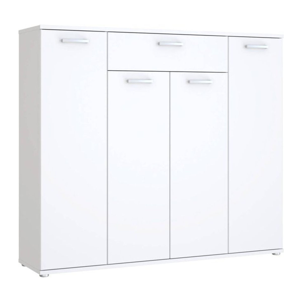Rypsyma Kommode Weiß Minimalistisch B/H/T: 139 x 121 x 35 cm - Bild 1
