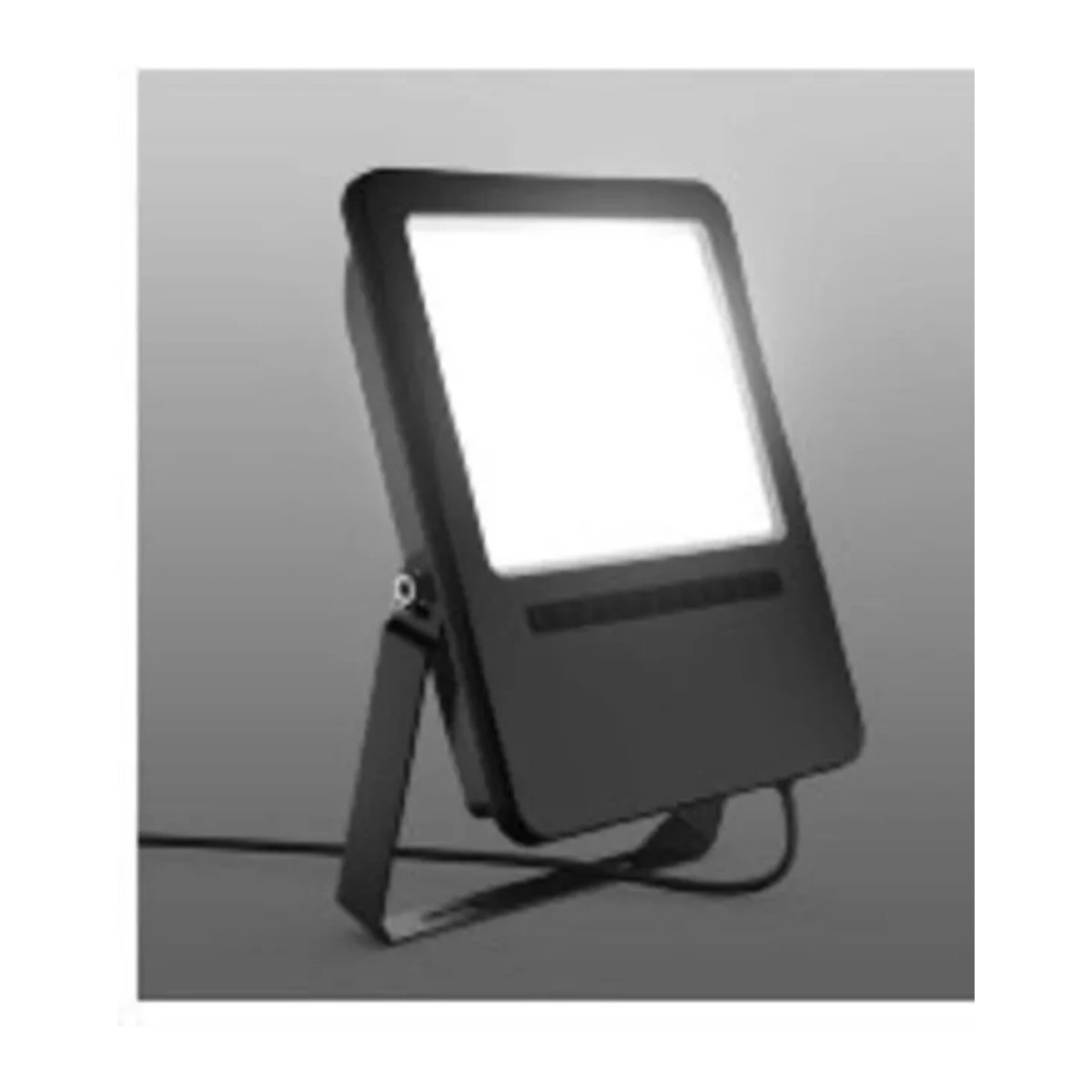 RZB LED-Außenstrahler in Schwarz mit neutralweißem Licht und Gehäuse aus Aluminium, Stahl und Glas - Bild 1