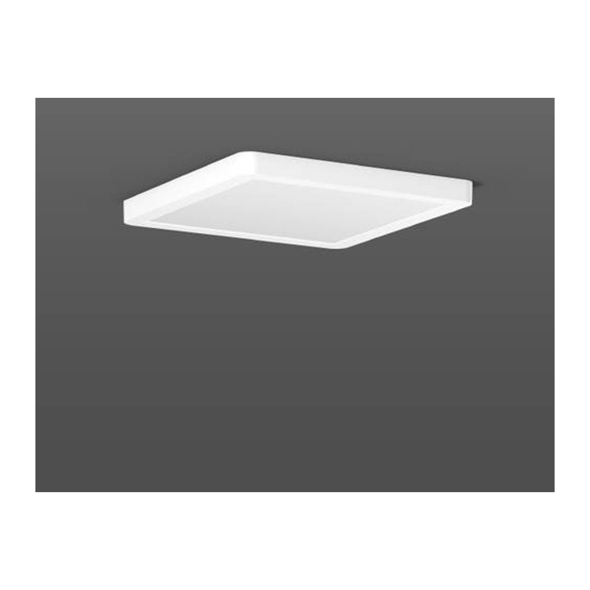 RZB LED-Deckenleuchte 901723.002 in Weiß, modern und minimalistisch mit neutralweißem Licht aus Aluminium und Polycarbonat - Bild 1