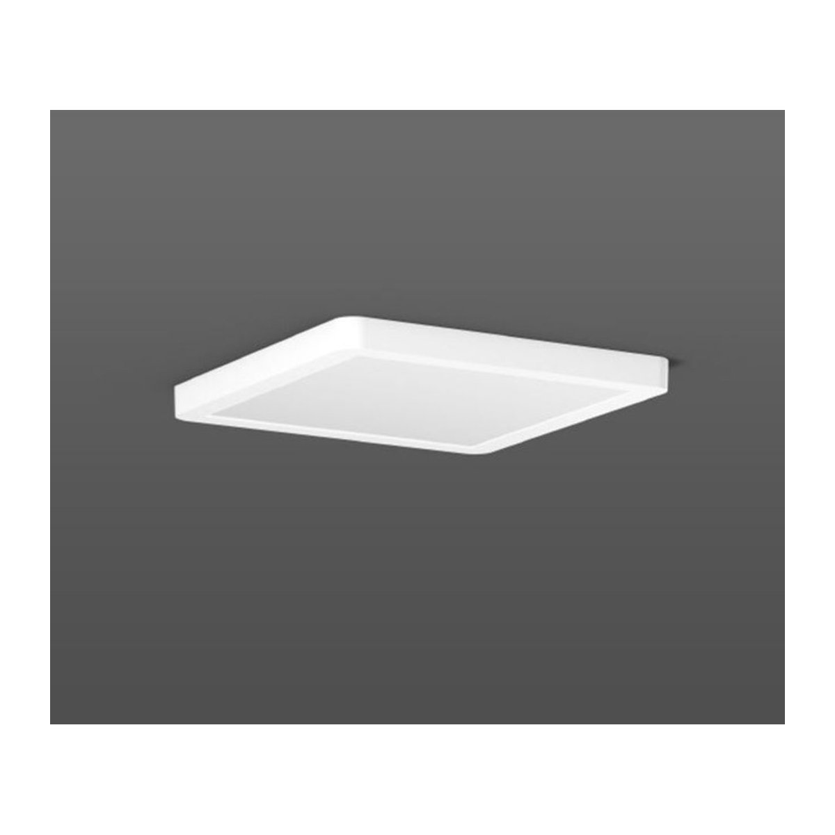 RZB LED-Deckenleuchte 901723.002 in Weiß, modern und minimalistisch mit neutralweißem Licht aus Aluminium und Polycarbonat - Bild 2