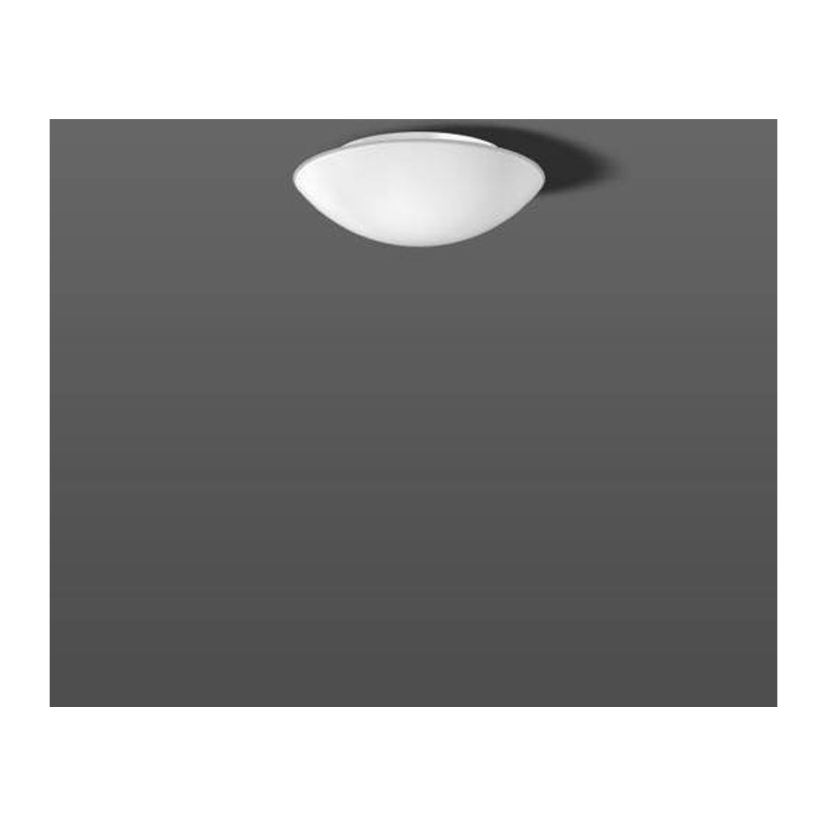 RZB LED-Wandleuchte in Weiß aus Glas und Kunststoff im minimalistischen Design - Bild 1