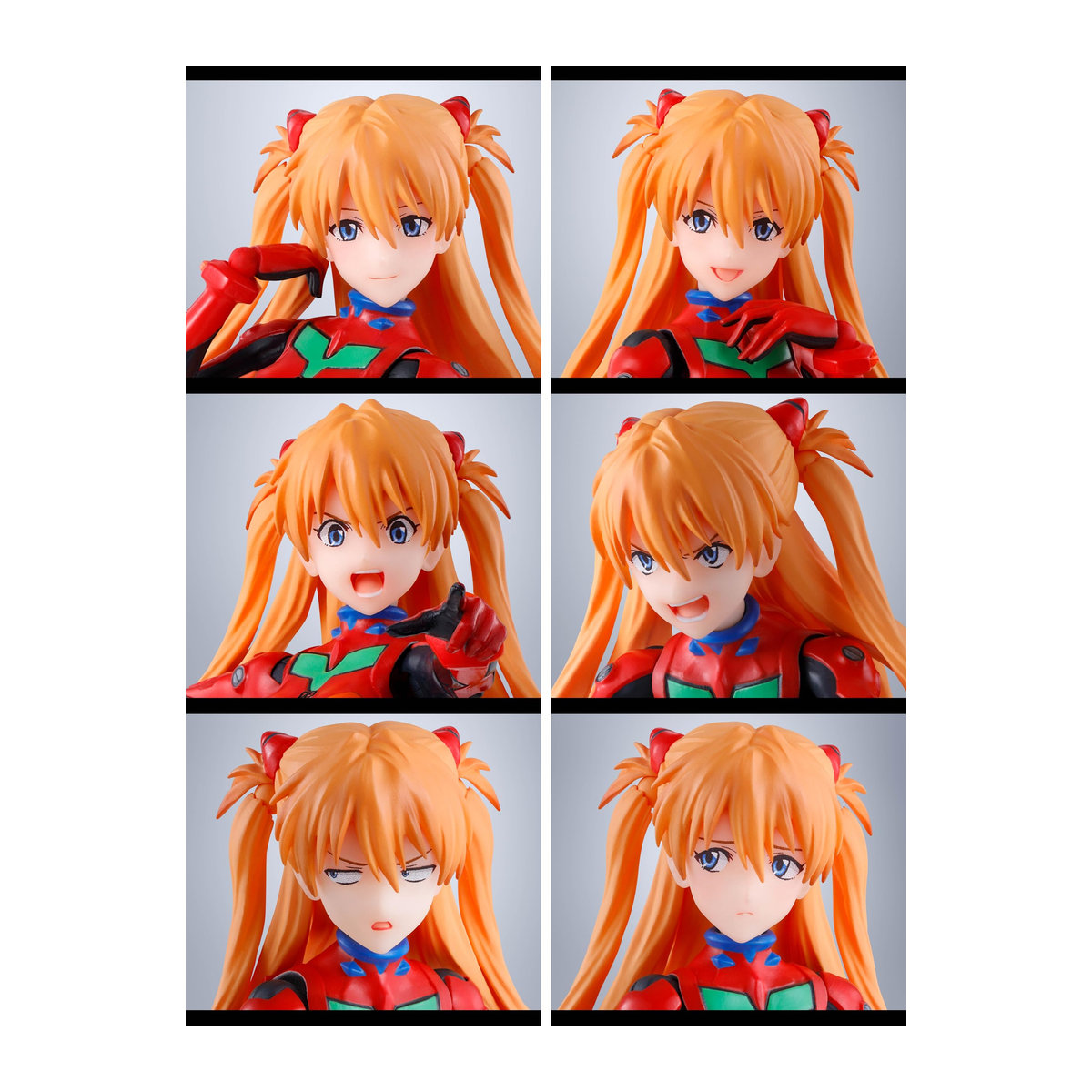 S.H.Figuarts Evangelion Shikinami Asuka Langley Actionfigur von TAMASHII NATIONS in Rot, Höhe: 13,5 cm - Bild 3