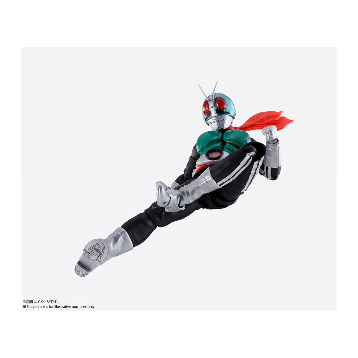 S.H.Figuarts Kamen Rider New 1 50. Jubiläum Knochenschnitzerei Figur von TAMASHII NATIONS, Multicolor, Höhe: 14,5 cm - Bild 2
