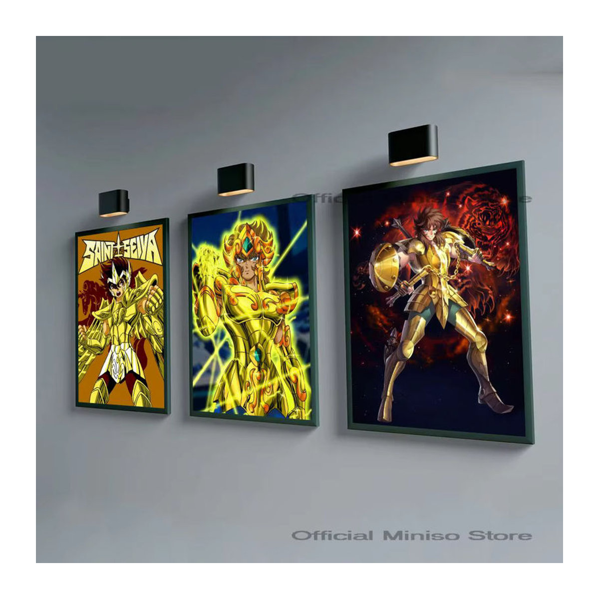 Saint Seiya Klassisches Anime Poster Selbstklebender Wasserdichter Wandaufkleber aus Papier in Mehrfarbig - Bild 2