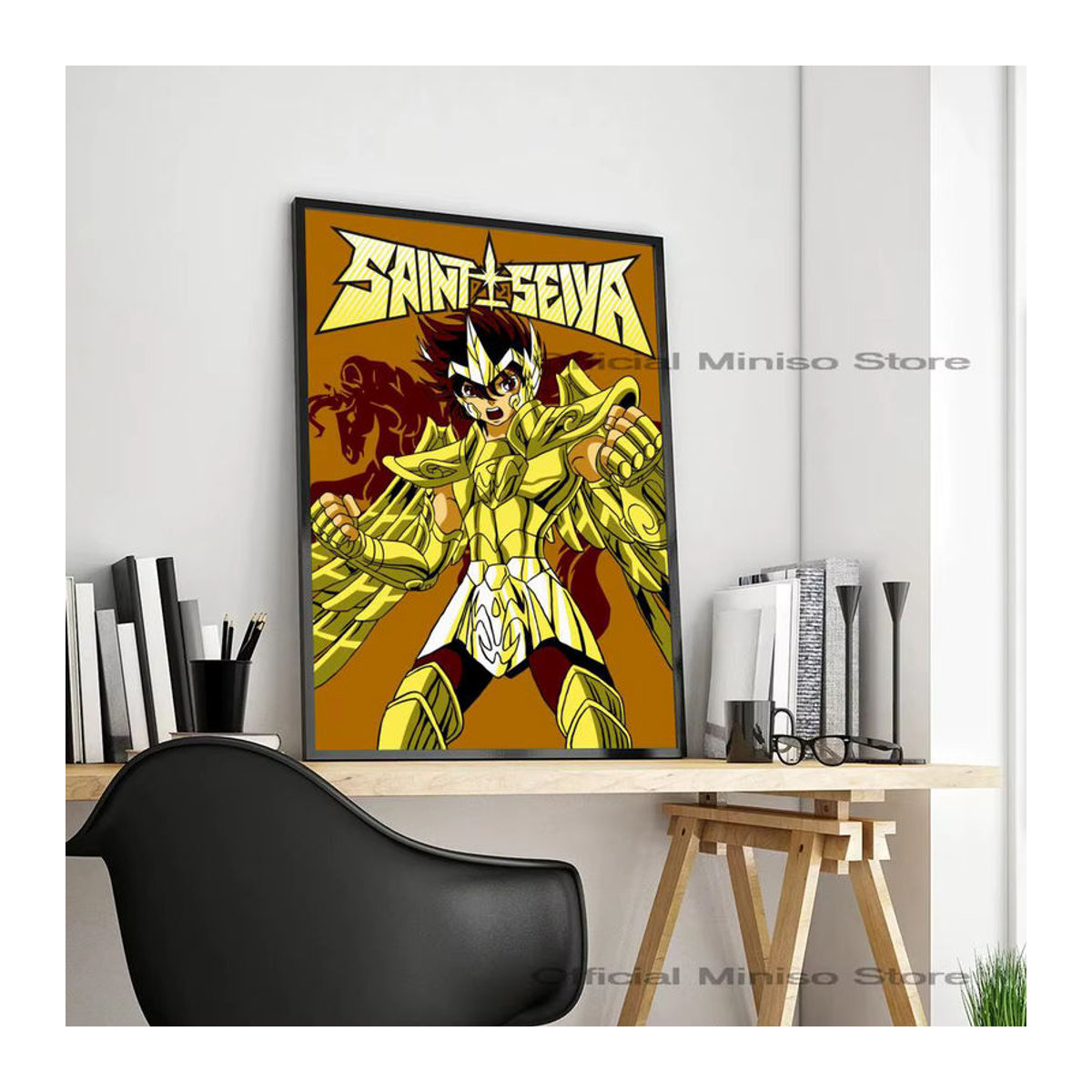 Saint Seiya Klassisches Anime Poster Selbstklebender Wasserdichter Wandaufkleber aus Papier in Mehrfarbig - Bild 6