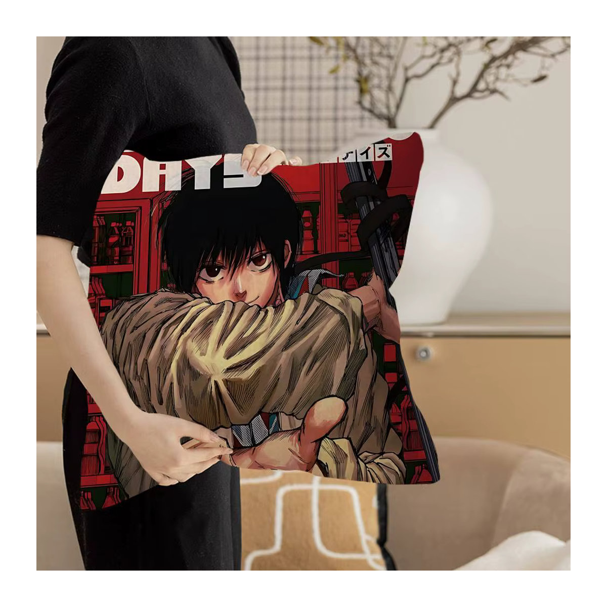 Sakamoto Days Anime Kissenbezug von Potdemiel in Multicolor für deine Raumdekoration - Bild 5