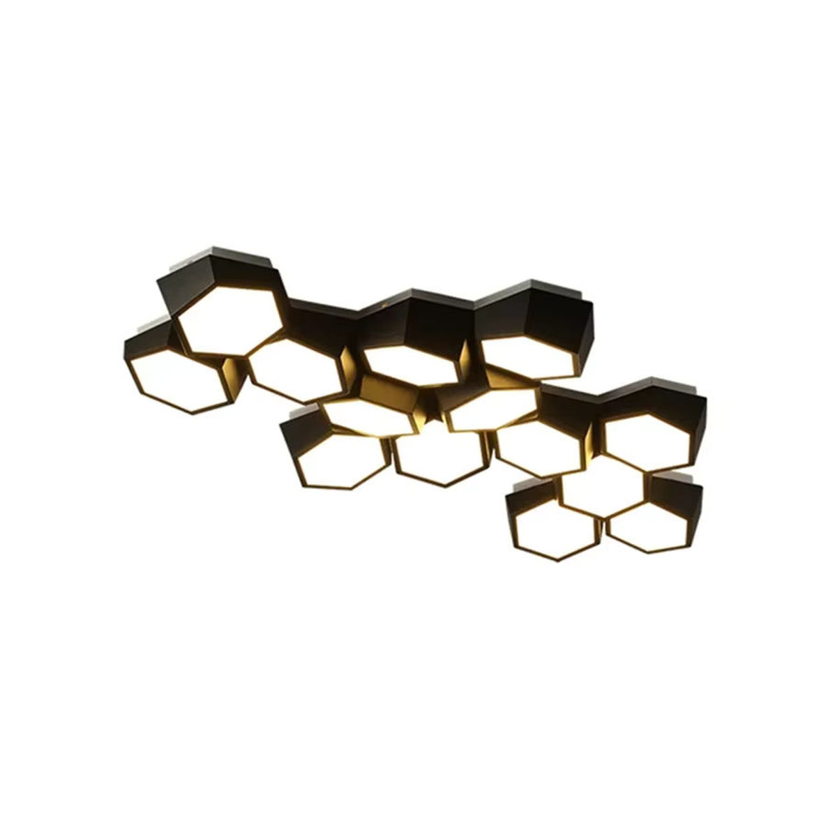 SaloEElaitte Moderne LED-Deckenleuchte in Schwarz im Skandinavischen Design als Dimmbarer Kronleuchter - Bild 2