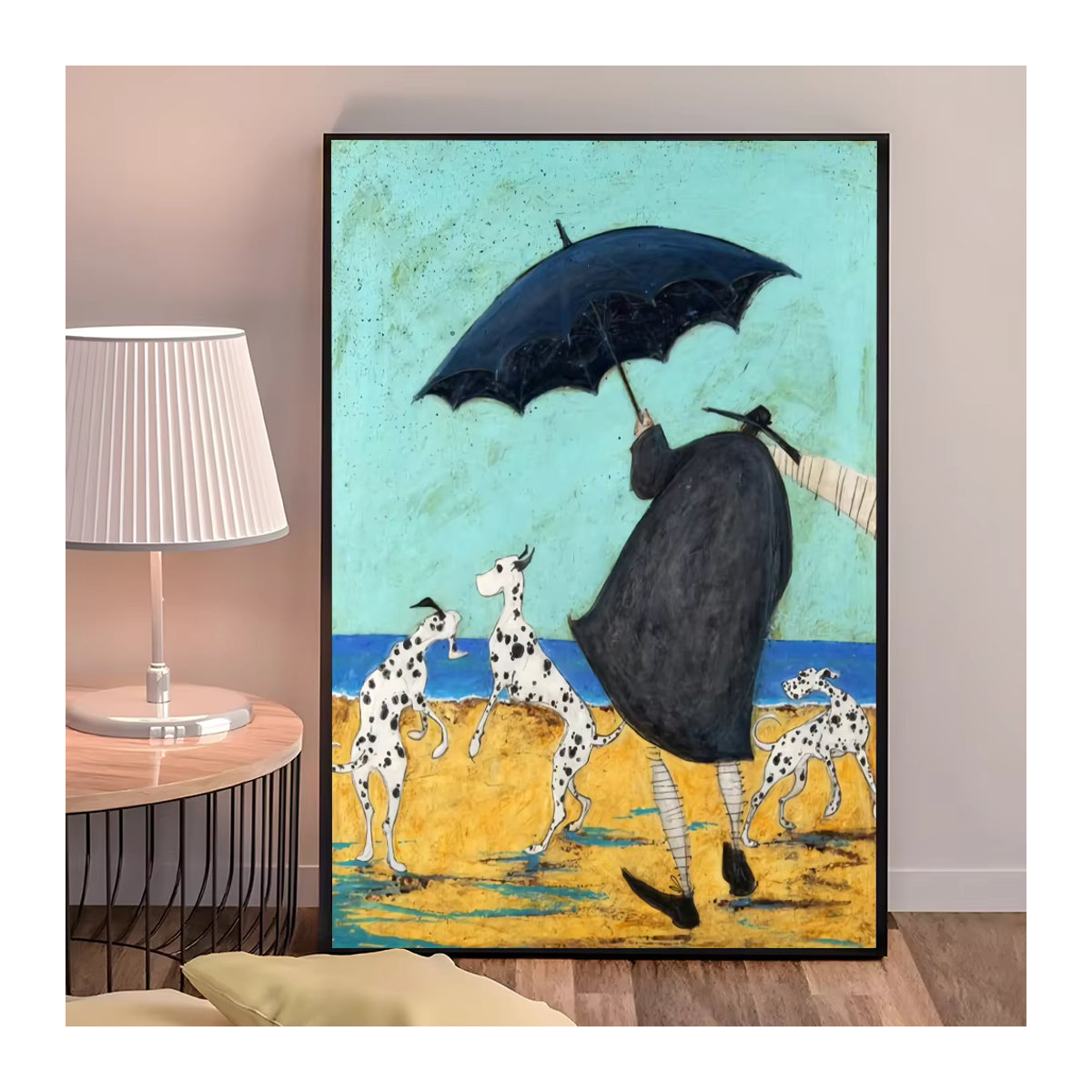 Sam Toft Abstrakte Landschaft Liebe Hunde Wandaufkleber Mehrfarbig Wasserfestes Papier Poster zur Wanddekoration - Bild 5