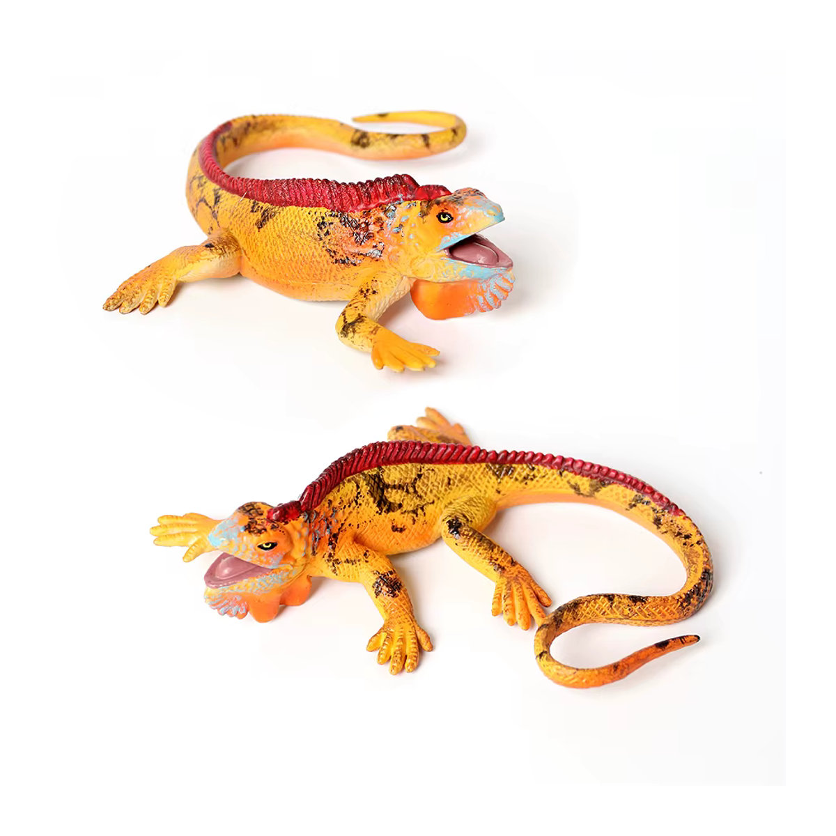 SamKaLa Reptilien Modellfigur Komodo-Drache aus Kunststoff, mehrfarbig, pädagogisches Spielzeug für Kinder und Sammler - Bild 3