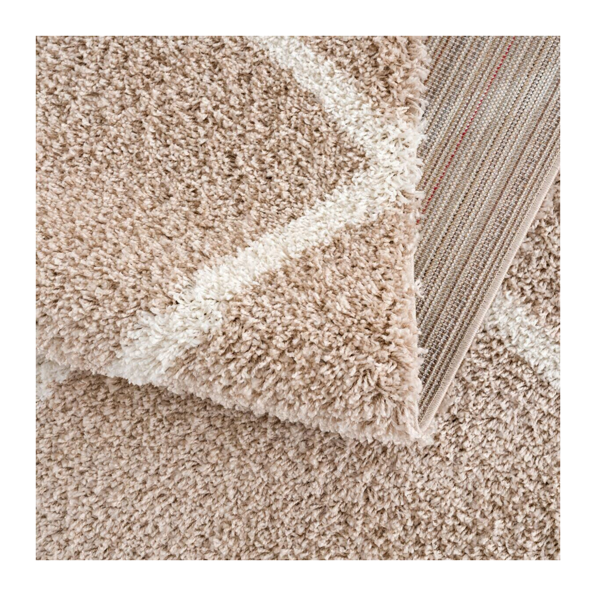 Sanat Hochflorteppich MADRID beige Breite: 200 cm - Bild 2
