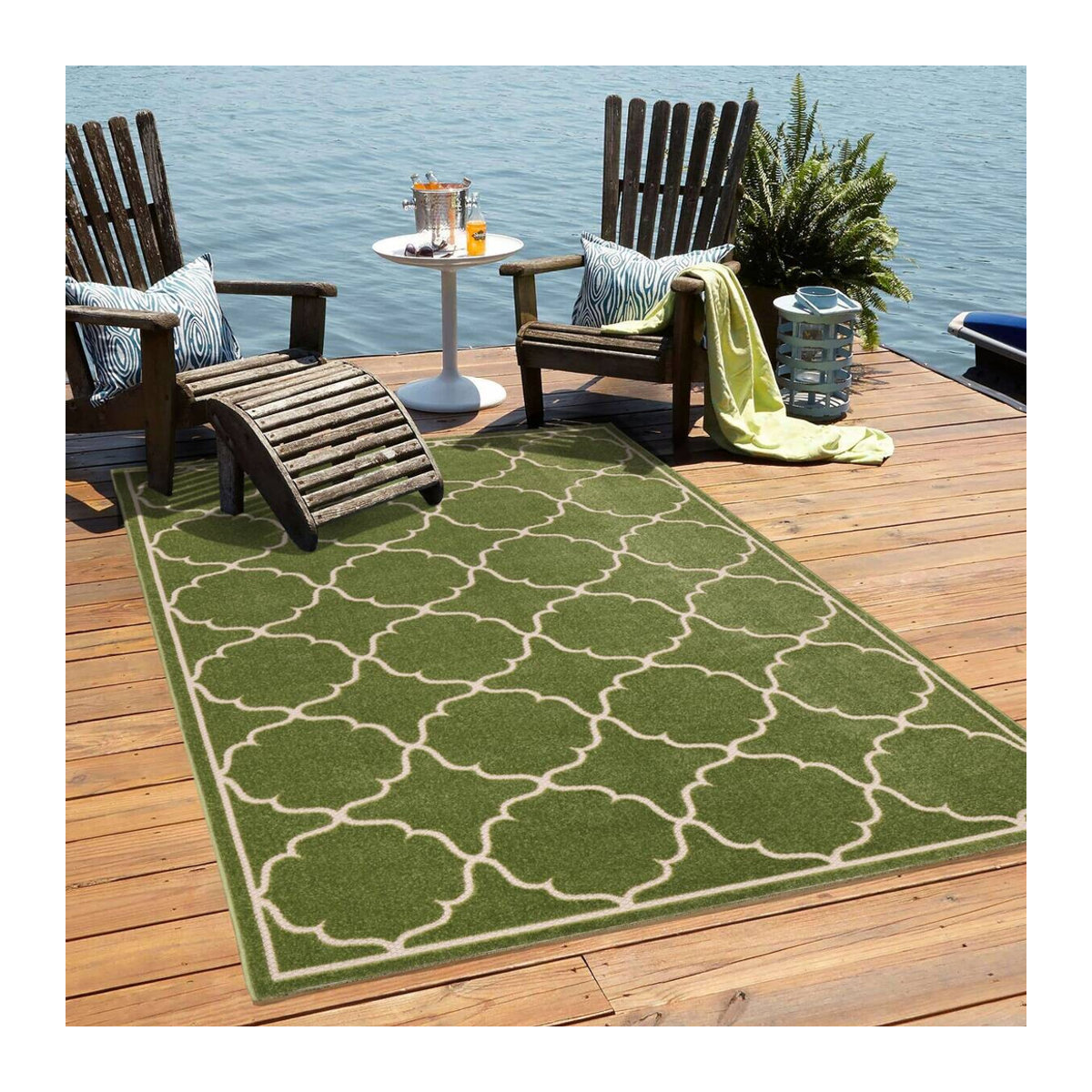 Sanat Outdoorteppich BERLIN grün B: 240 cm, L: 330 cm - Bild 4