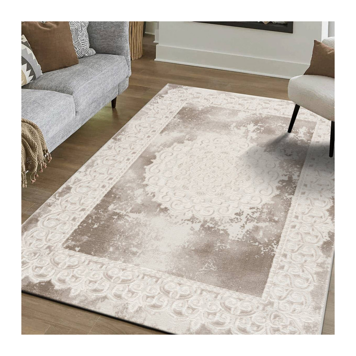 Sanat Teppich Harmony beige B/L: 200 x 280 cm - Bild 2