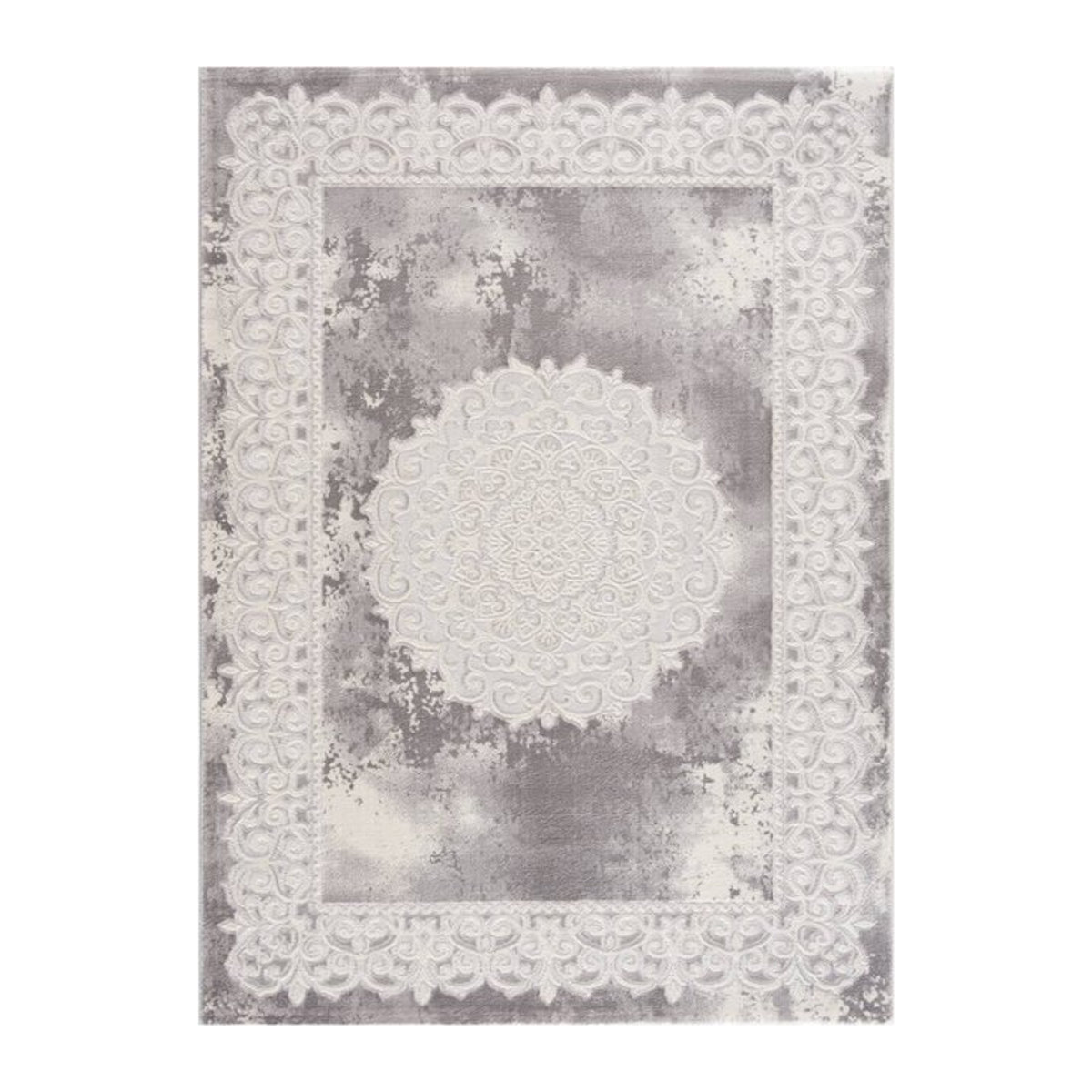 Sanat Teppich Harmony hellgrau B/L: 80 x 150 cm - Bild 1