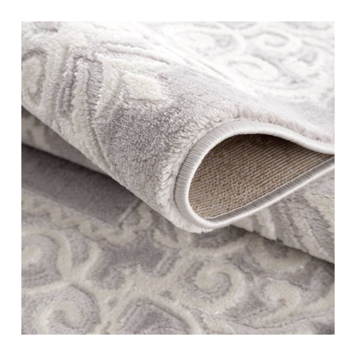 Sanat Teppich Harmony hellgrau B/L: 80 x 150 cm - Bild 2