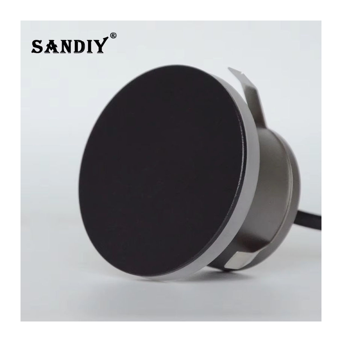 Sandiy LED Wandleuchte runde Stufenbeleuchtung für Innen und Außen in Weiß oder Schwarz - Bild 5