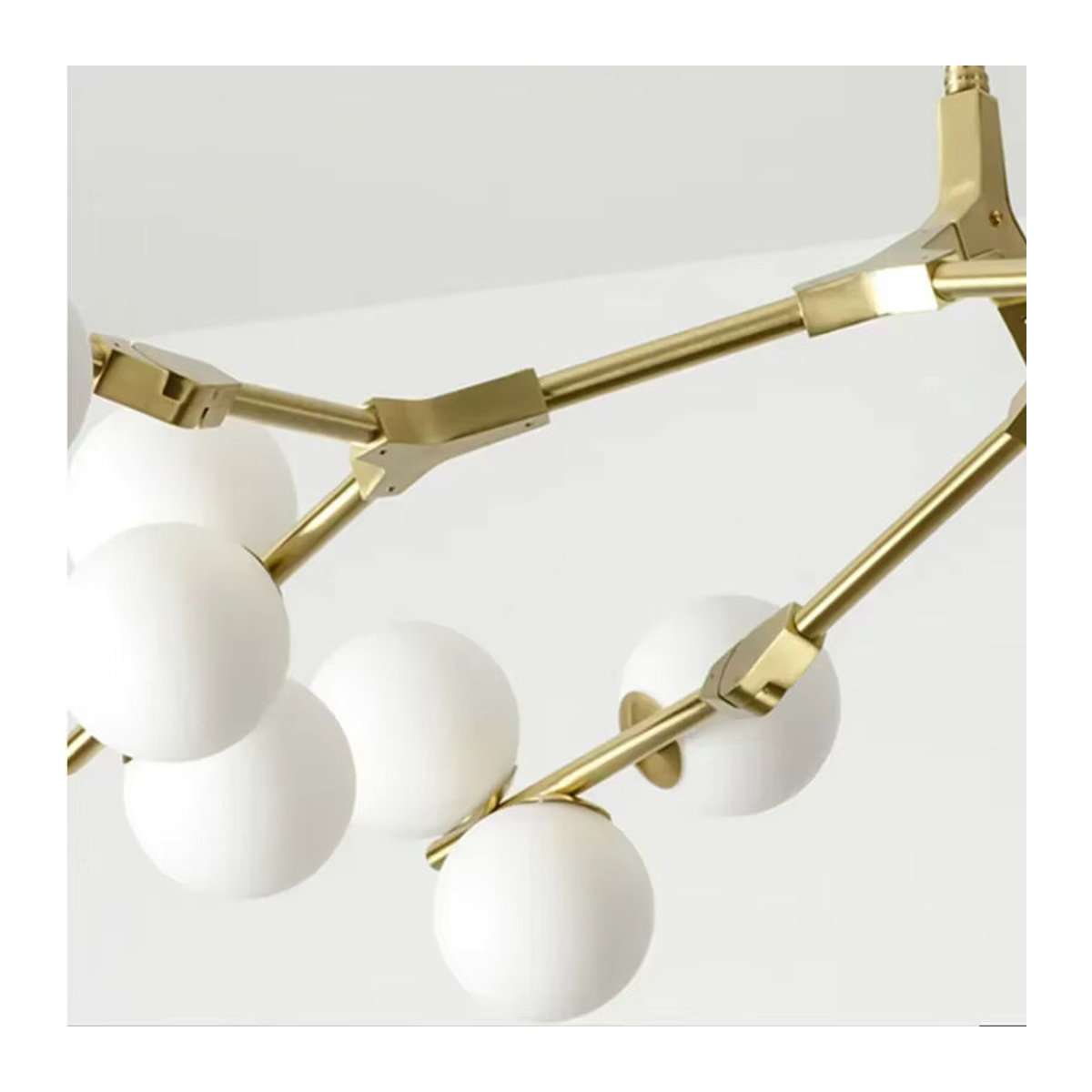 SANDYHA Moderne LED Pendelleuchte aus Glas für Wohnzimmer und Esszimmer - Bild 2