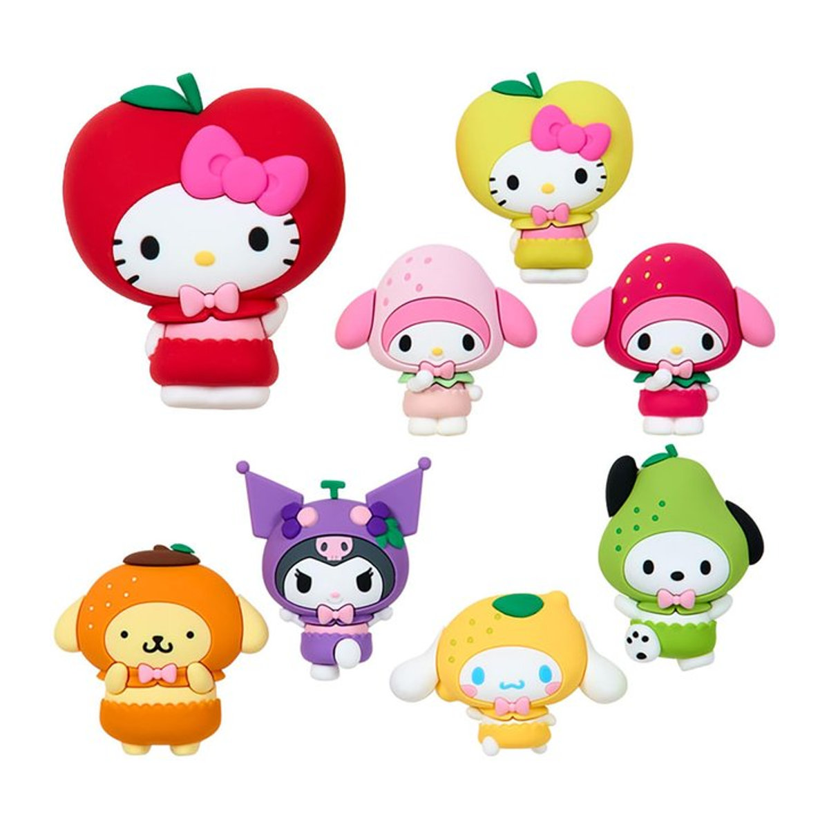 Sanrio Geheimmagnet mit Frucht-Design in Multicolor - Bild 1