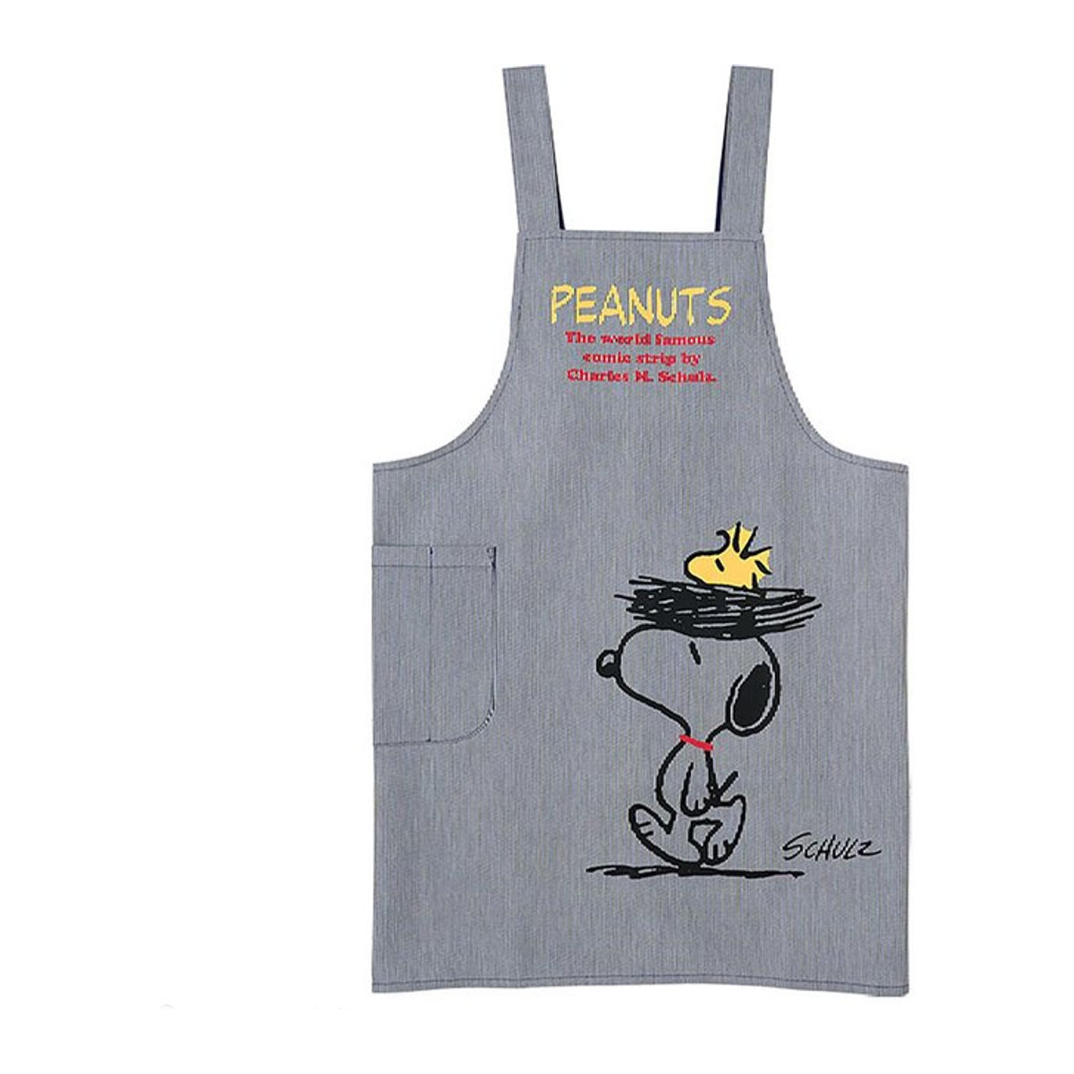 Sanrio H-förmige Schürze Snoopy in Grau - Bild 1