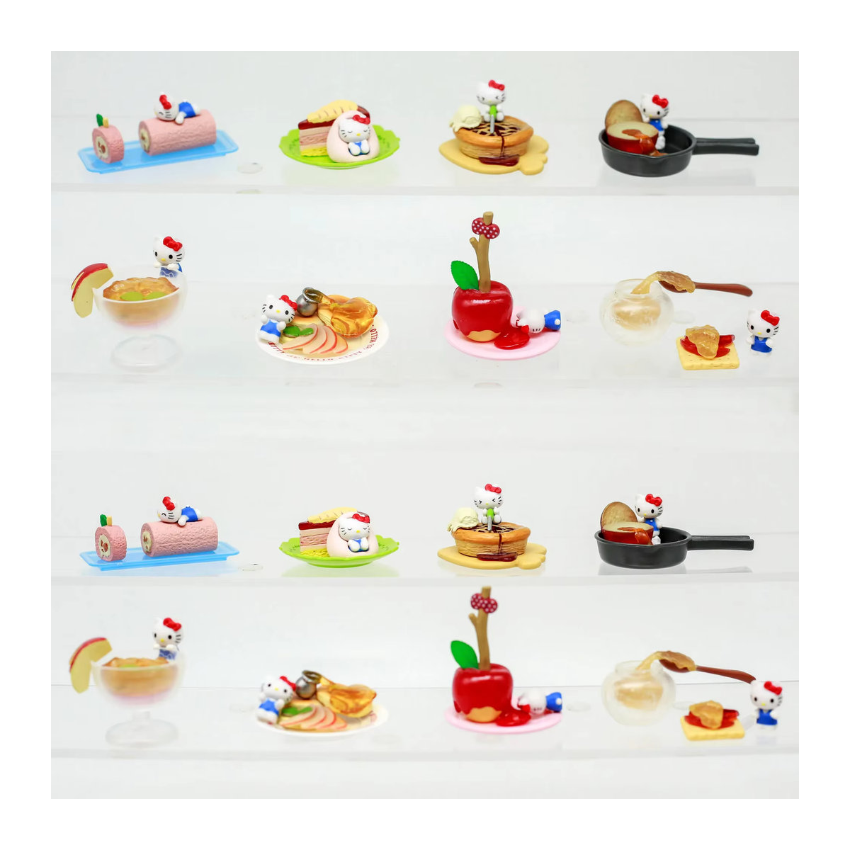 Sanrio Hello Kitty Dessert Figur Blind Box Apfel Thema Anime Sammelfigur - Bild 2