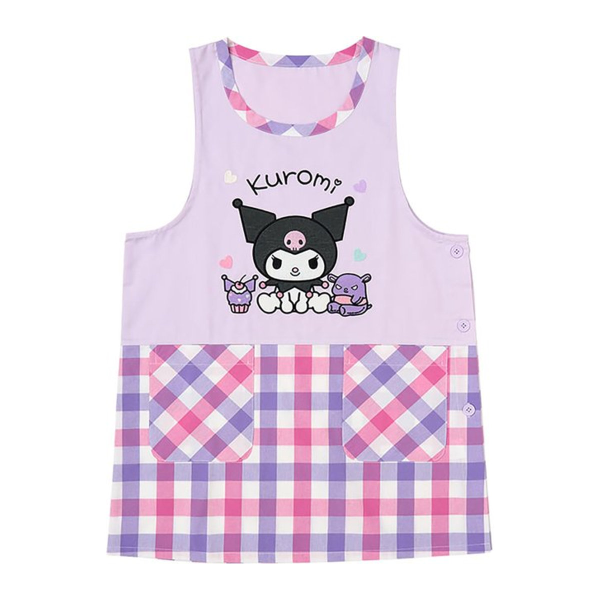 Sanrio Kuromi Orchidee Schürze im Tunika-Stil in Purple - Bild 1