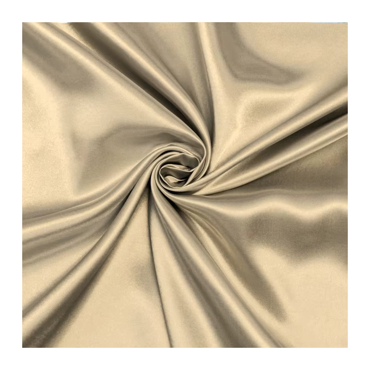 Satin Craft 3-teiliges Bettwäsche-Set aus Satin mit Spannbettlaken und Kissenbezügen in Beige - Bild 4