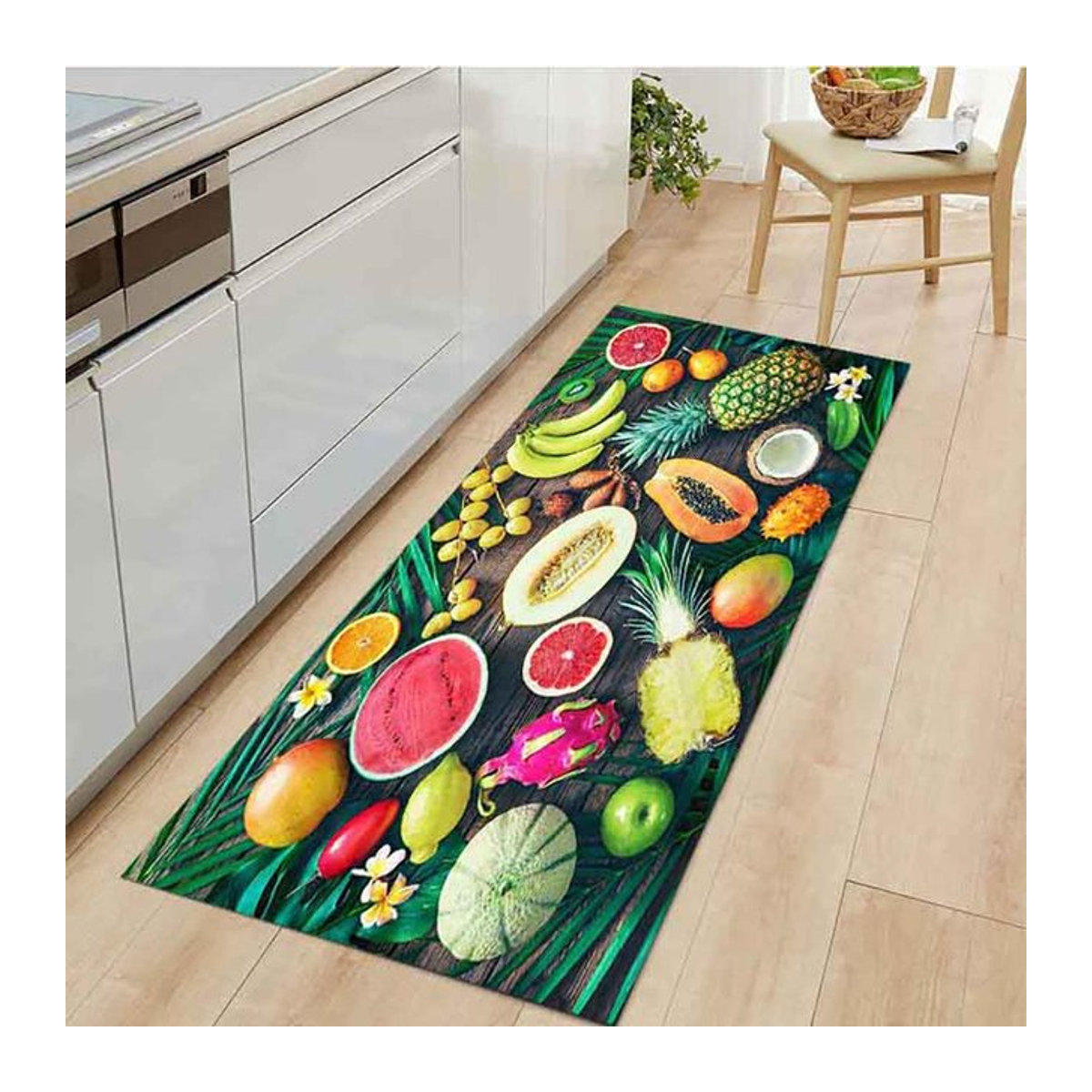 Saugfähige Kieselgur Fußmatte rutschfest für Eingang, Küche oder Schlafzimmer, Multicolor, B/T: 60 x 40 cm - Bild 1