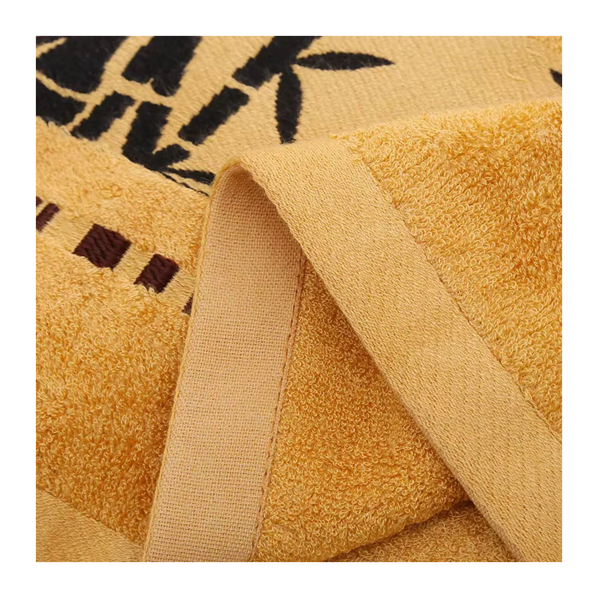 Saugfähiges Bambusfaser-Handtuch Set von inyahome in Braun und Mehrfarbig für Erwachsene - Bild 3