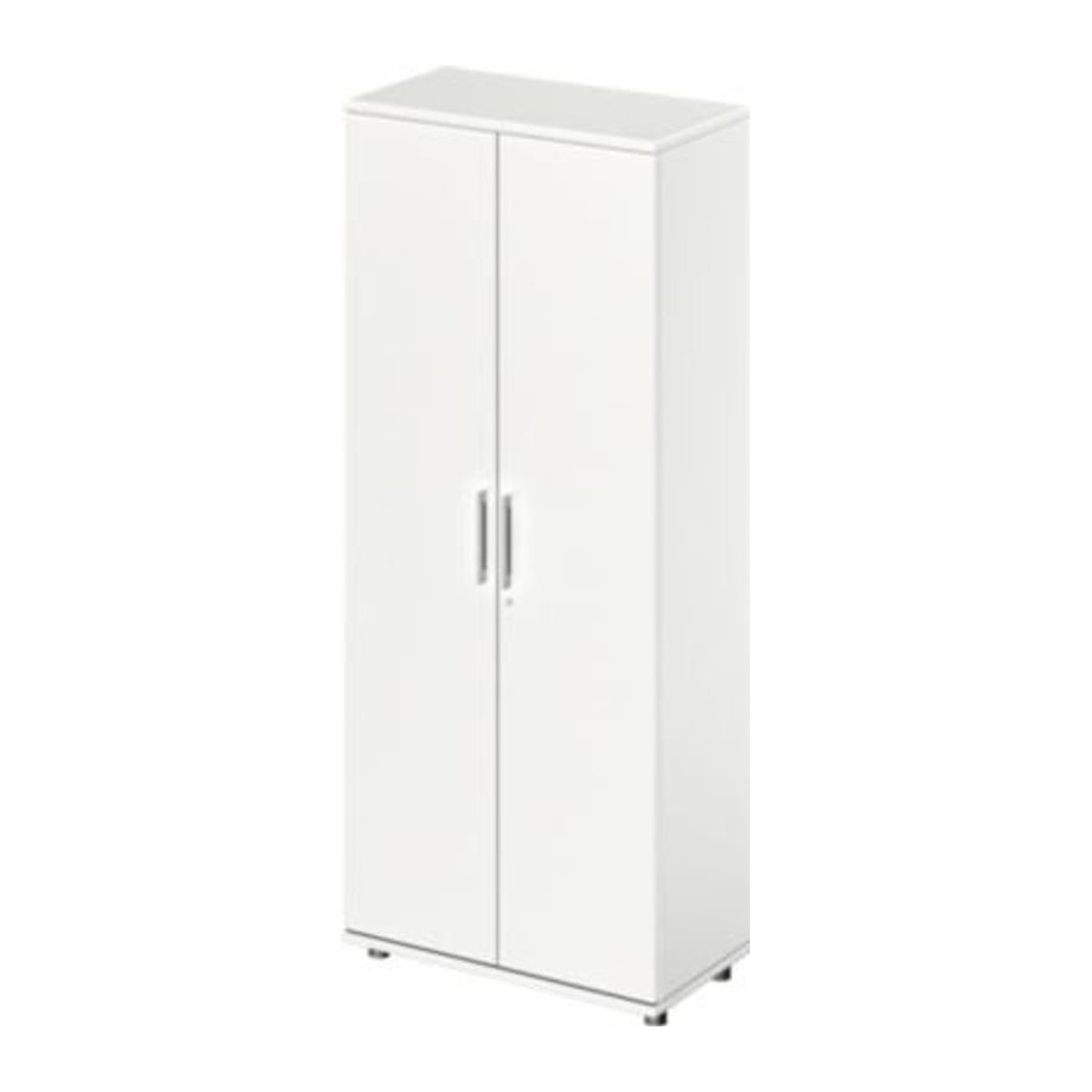 Schäfer Shop Genius Garderobenschrank TETRIS WOOD in Weiß mit Drehtüren und moderner Optik, Höhe: 191 cm - Bild 1