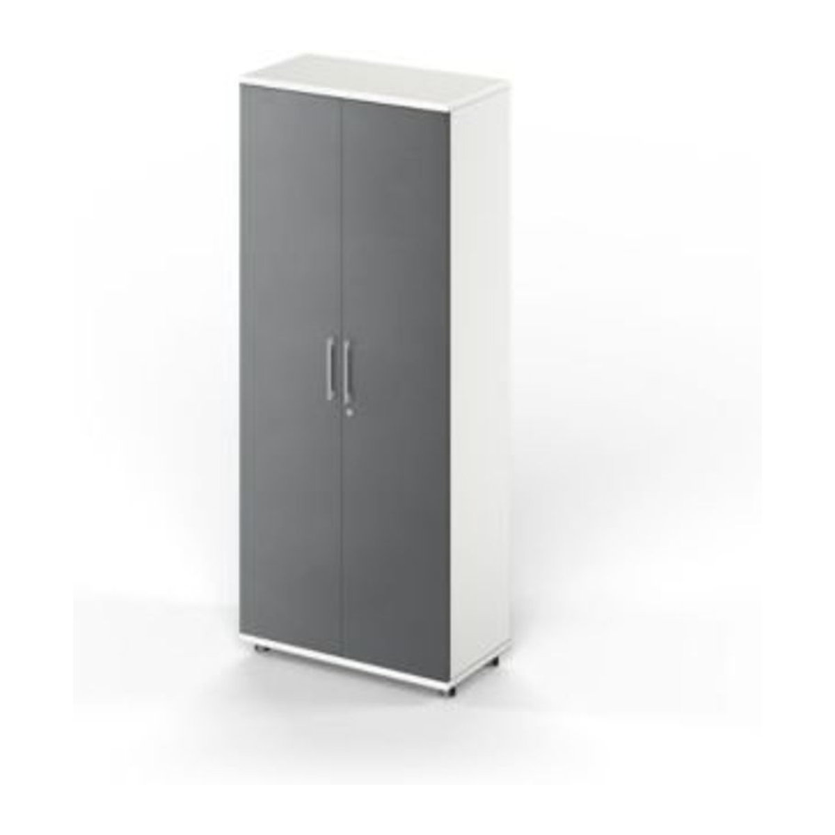 Schäfer Shop Genius Garderobenschrank TETRIS WOOD mit 5 Türen in Weiß/Graphite, Höhe: 191 cm - Bild 1