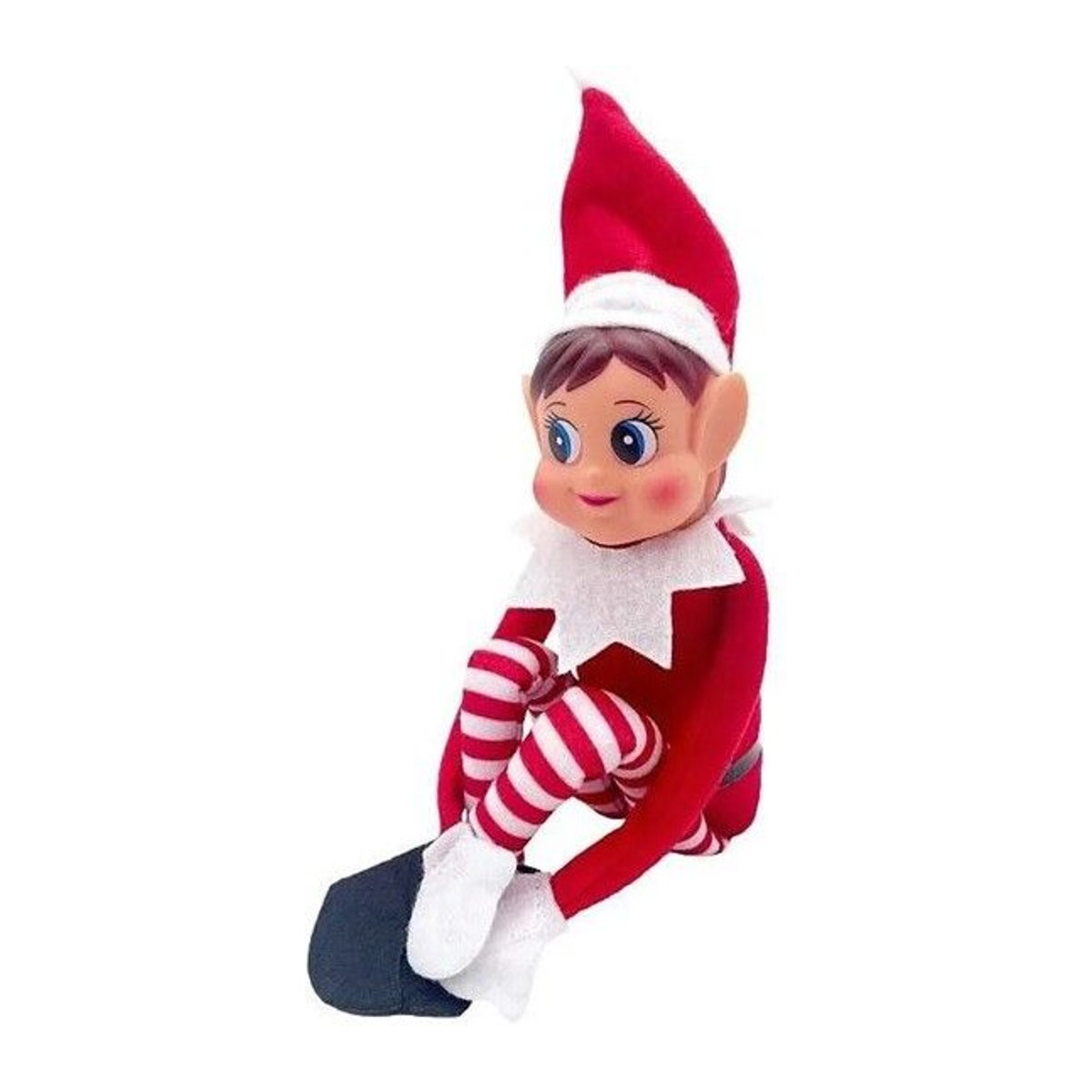 SCHELM ELVIE Mädchen Weihnachtsdekoration Rot B/T/H: 10 x 5 x 38 cm - Bild 1