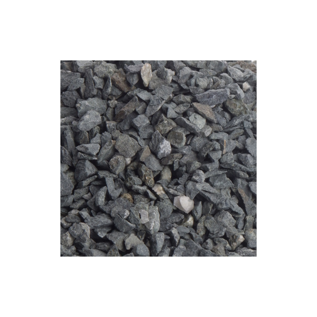 SCHICKER MINERAL Diabas Streusplitt aus Naturstein in Grau, 2-5 mm, 25 kg - Bild 3